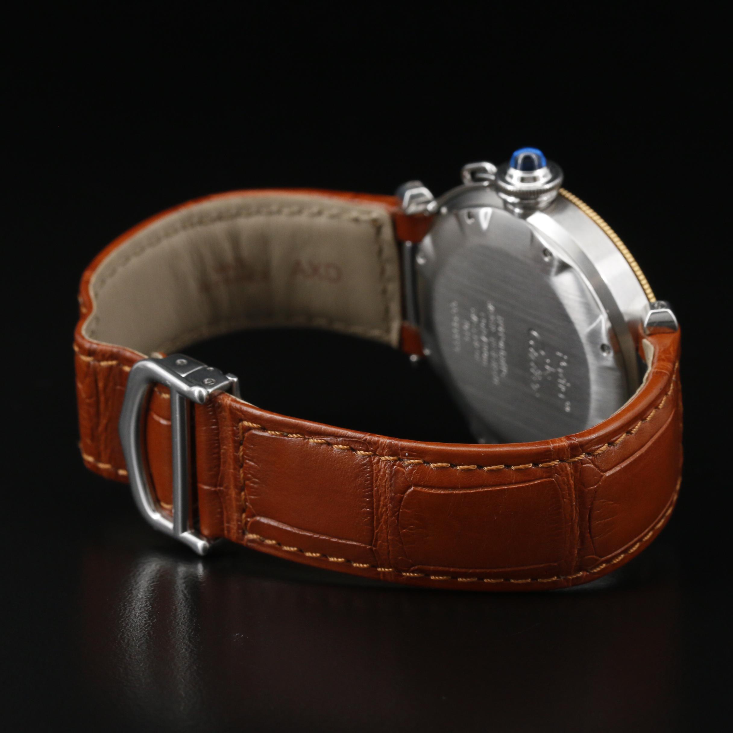 Cartier Pasha de Cartier Power Reserve 18K and Stainless Steel Watch