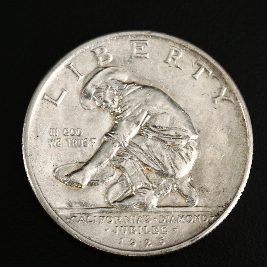 1925-S California Diamond Jubilee Silver Half Dollar