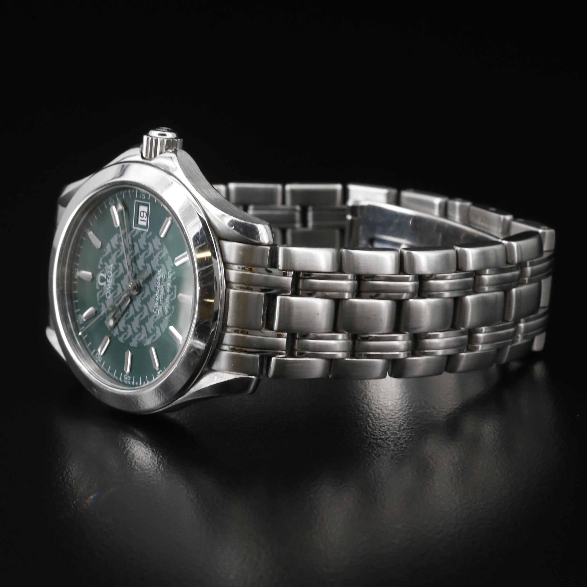 Omega Seamaster Jacques Mayol Stainless Steel Automatic Watch