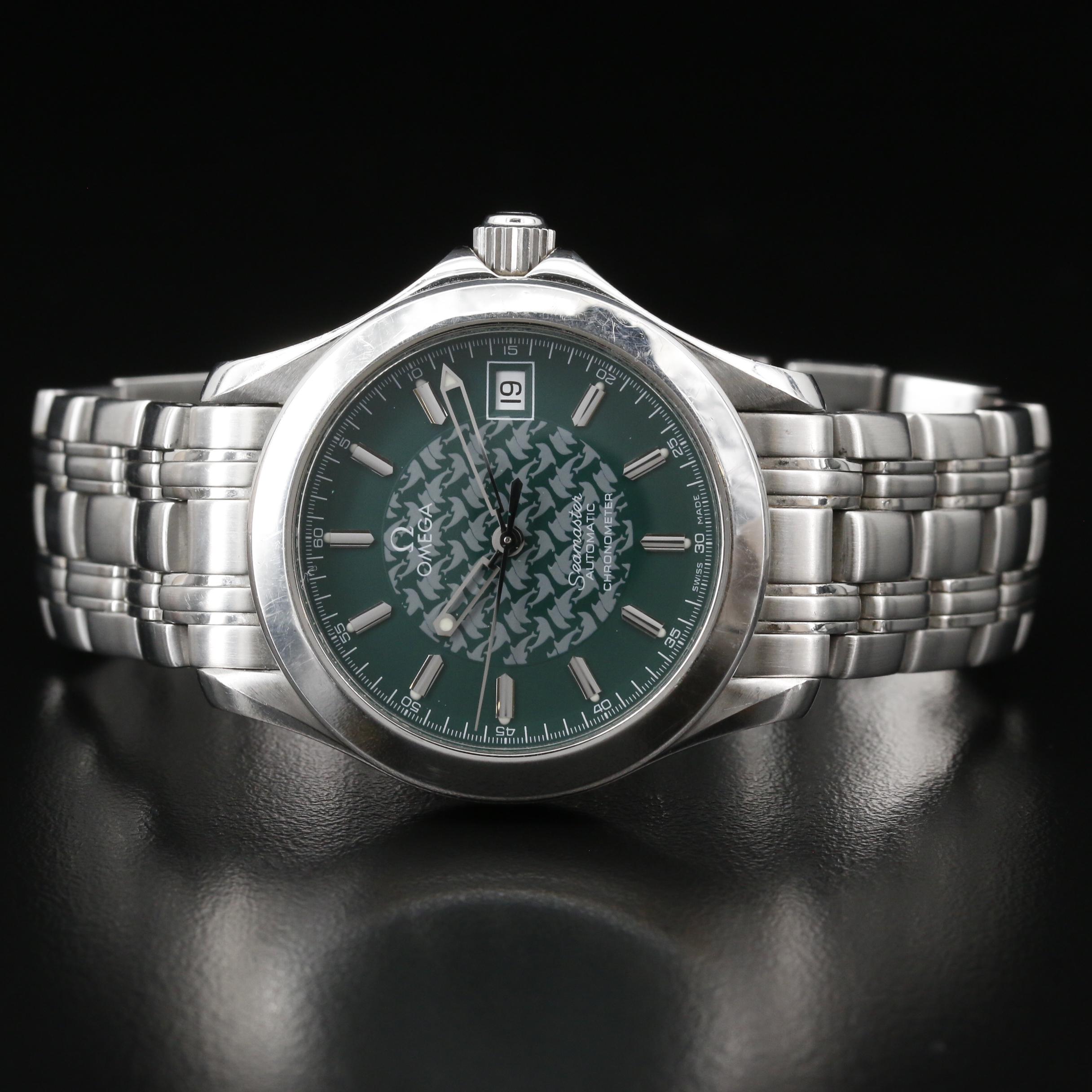 Omega Seamaster Jacques Mayol Stainless Steel Automatic Watch