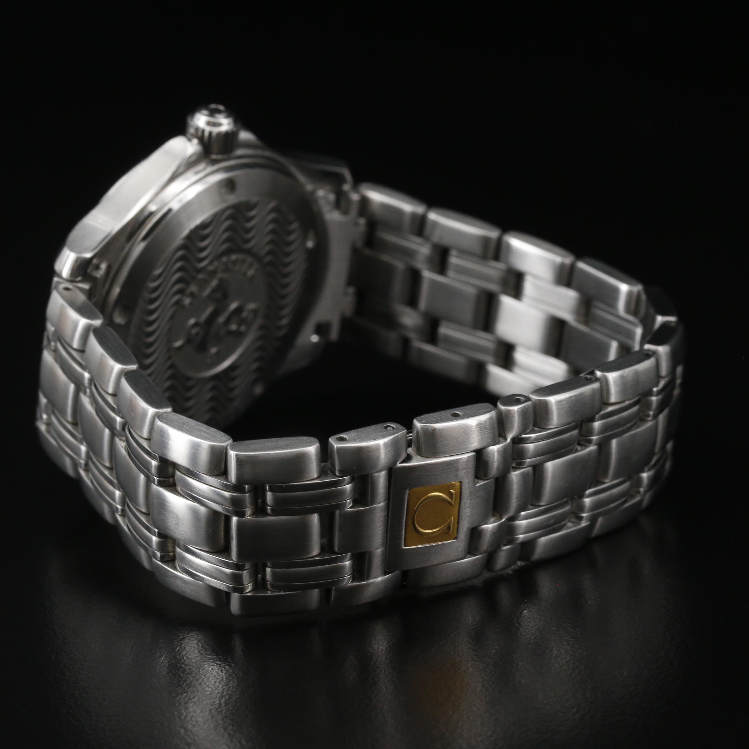 Omega Seamaster Jacques Mayol Stainless Steel Automatic Watch