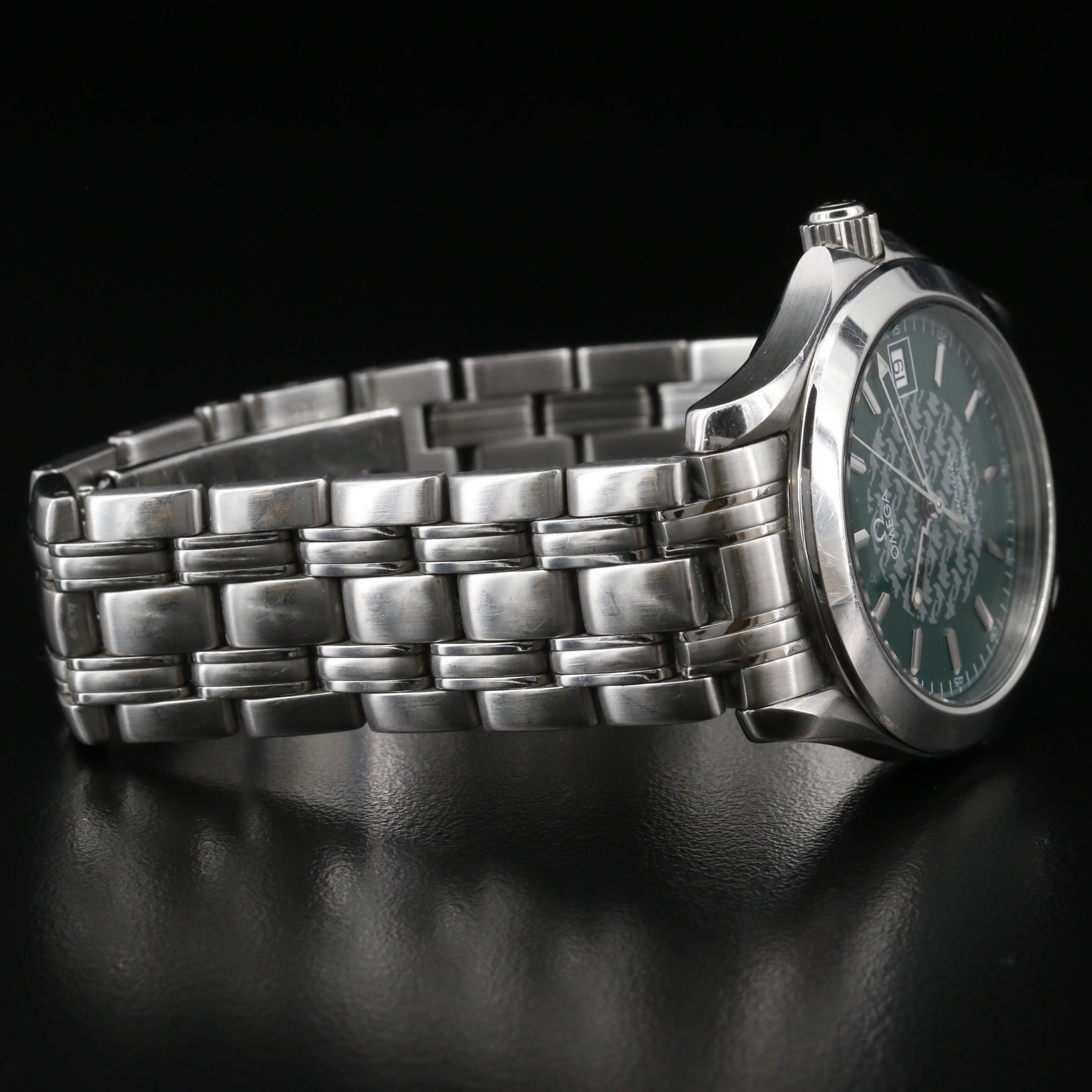 Omega Seamaster Jacques Mayol Stainless Steel Automatic Watch