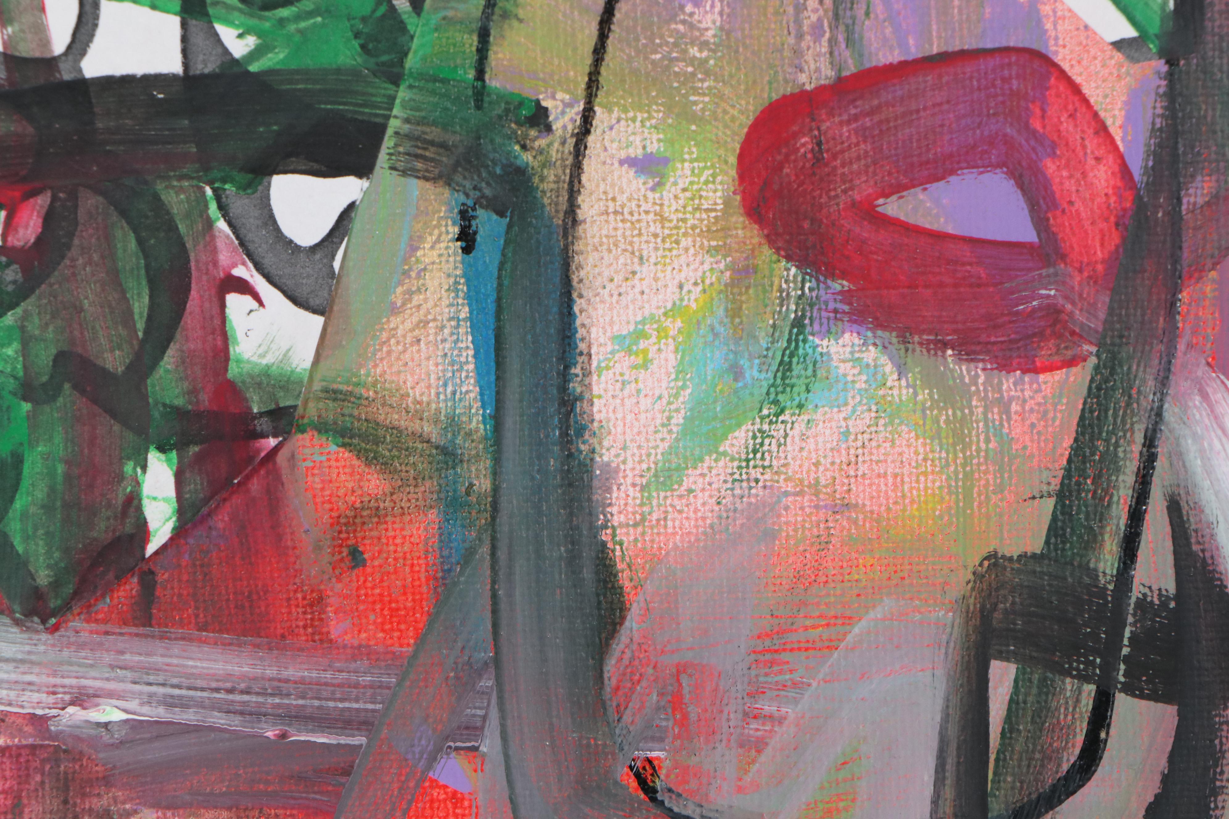 Patrice Varano Abstract Mixed Media Composition, 21st Century