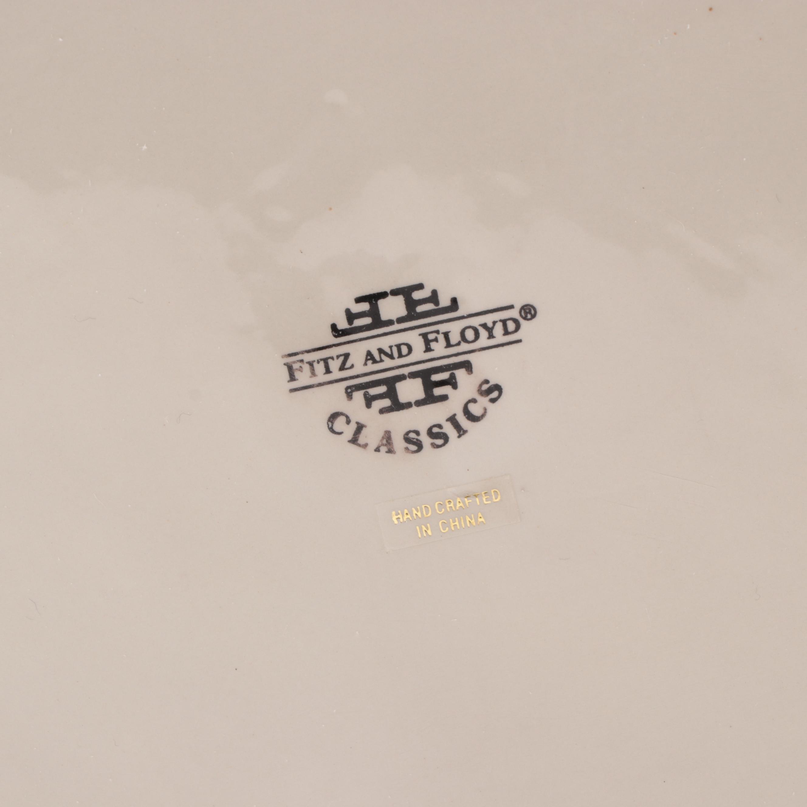 Fitz and Floyd "Autumn Bounty" Ceramic Turkey Tureen with Ladle, 1996–1999