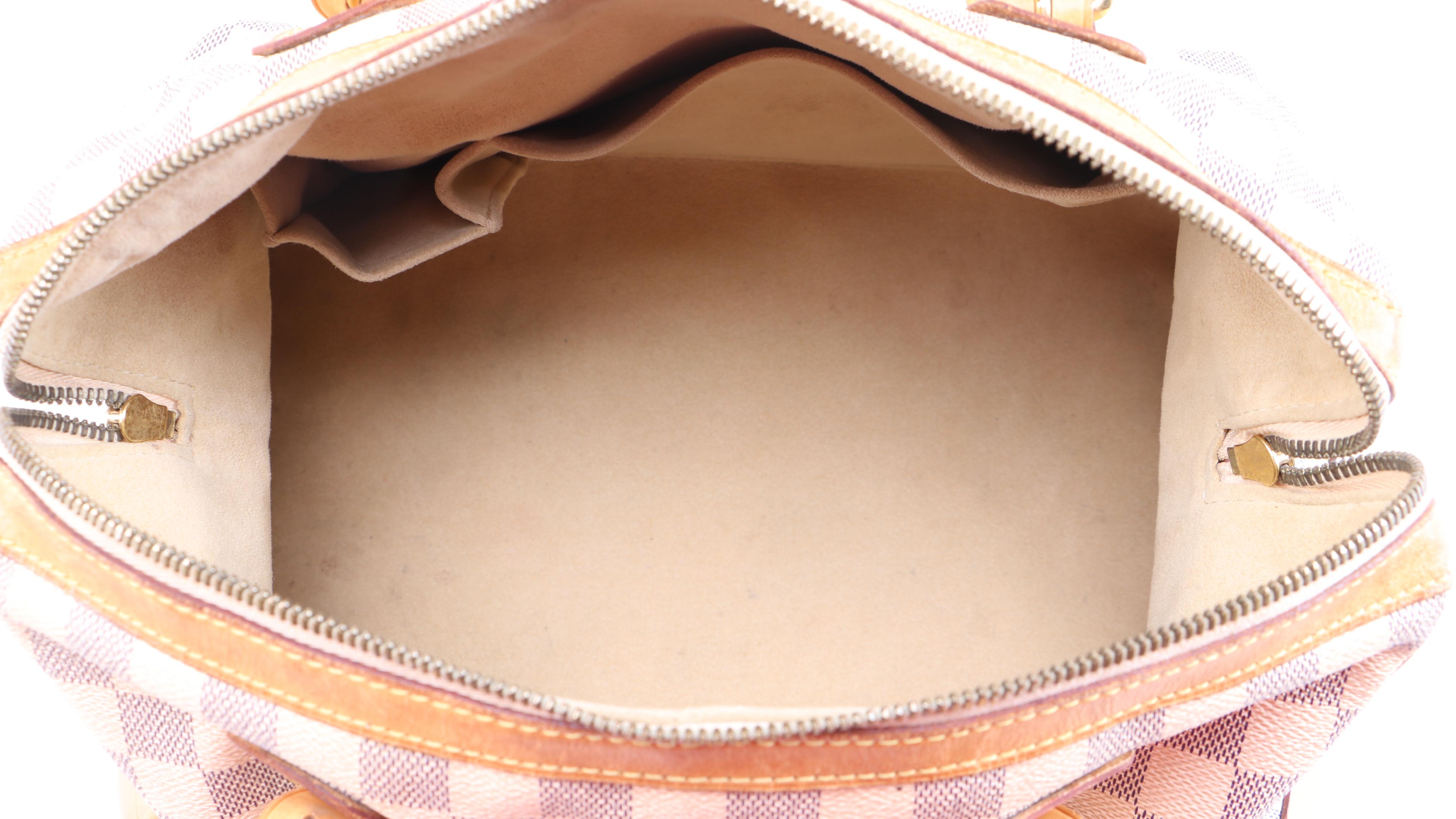 Louis Vuitton Berkeley Satchel in Damier Azur Coated Canvas and Leather