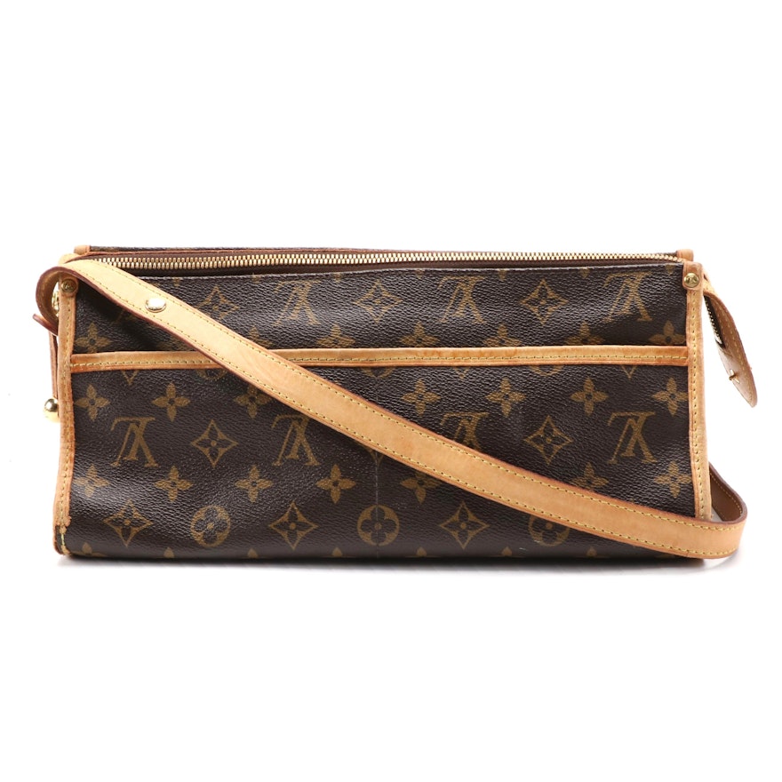 Louis Vuitton Popincourt Long Bag in Monogram Canvas and Vachetta Leather