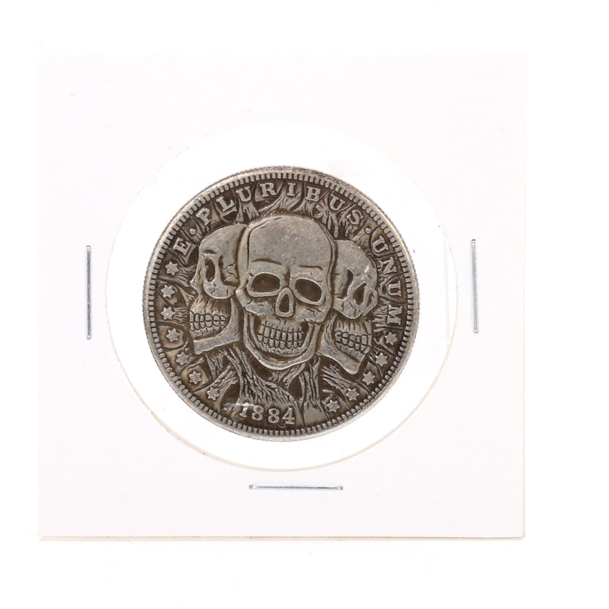 Novelty "Three Faces of Death" Fantasy Coin