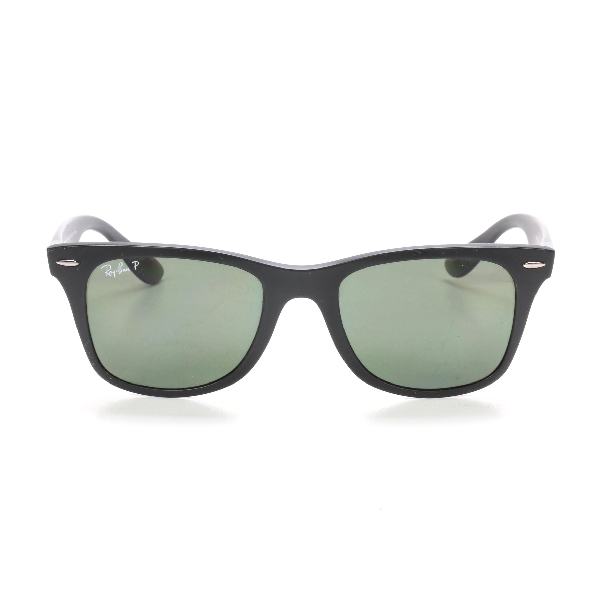 Ray-Ban RB 4195 LiteForce Wayfarer Polarized Sunglasses with Case