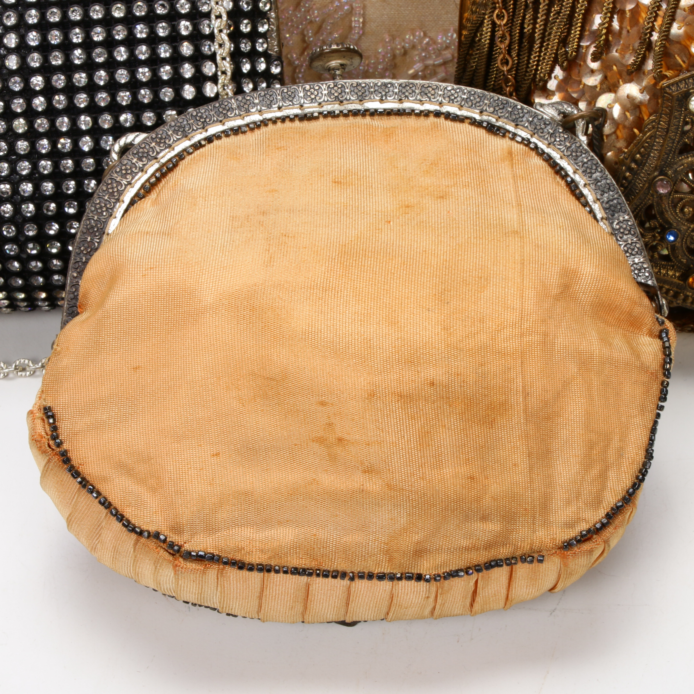 Five Beaded Evening Bags Including Valerie Stevens, Mid to Late 20th Century