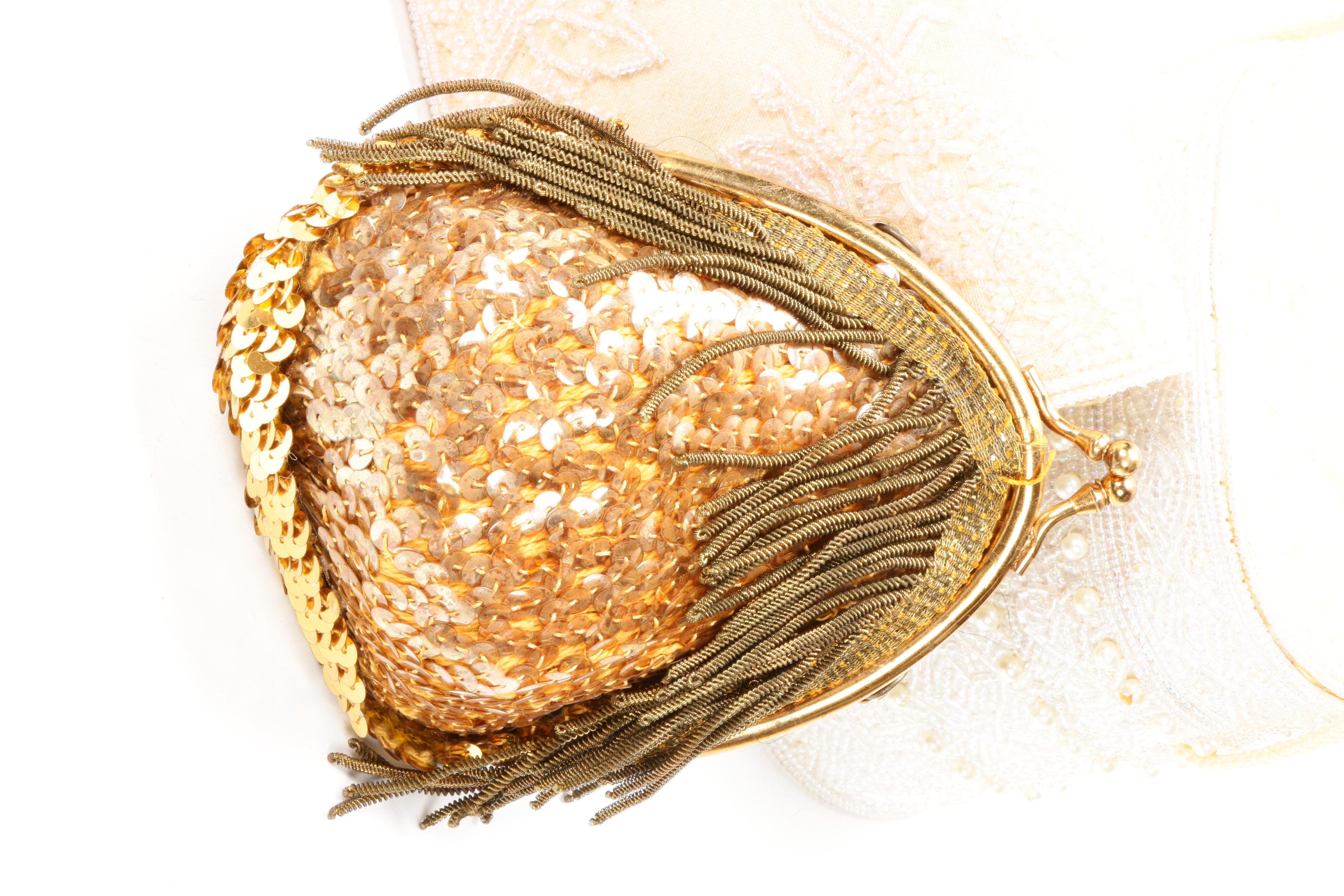 Five Beaded Evening Bags Including Valerie Stevens, Mid to Late 20th Century