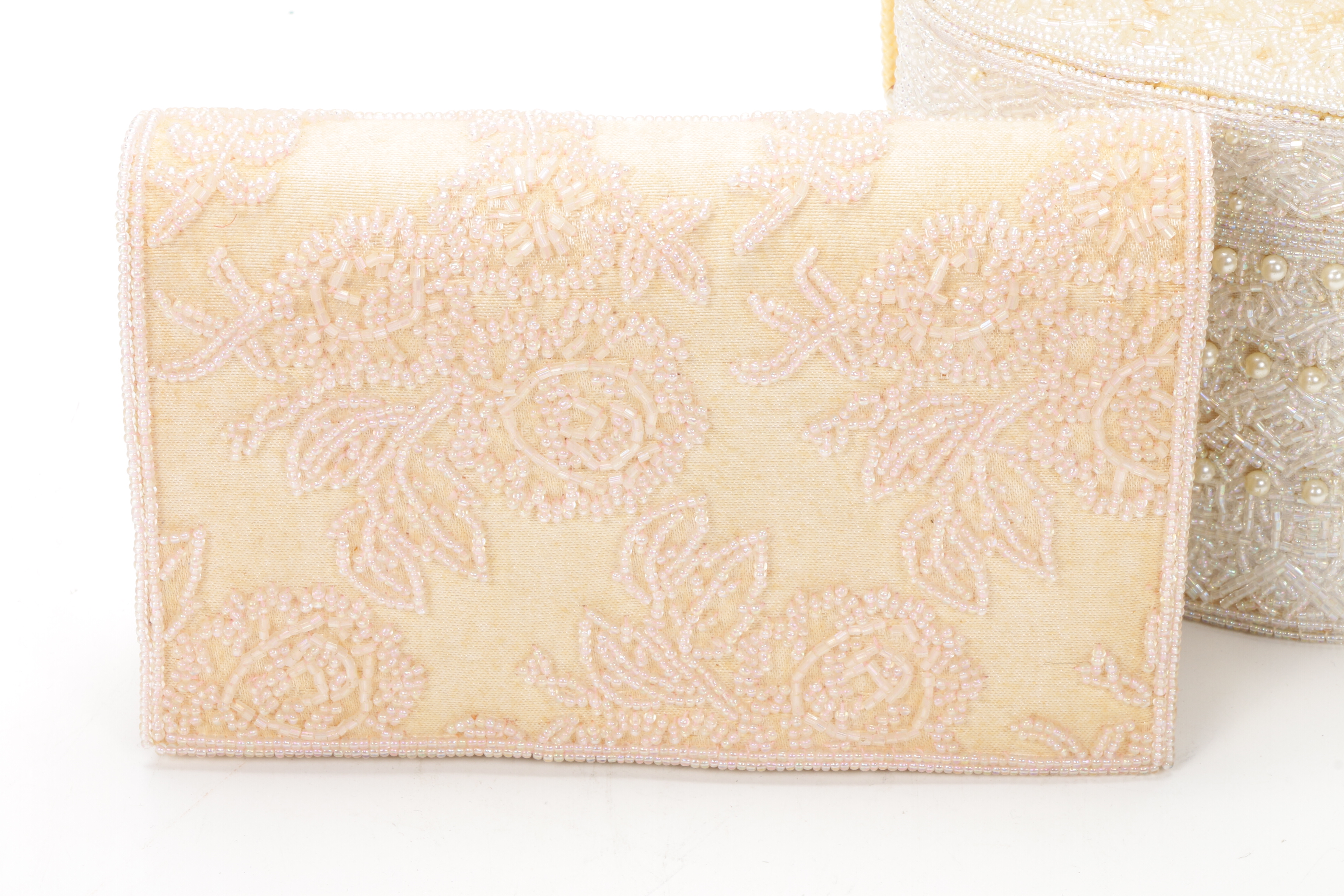 Five Beaded Evening Bags Including Valerie Stevens, Mid to Late 20th Century