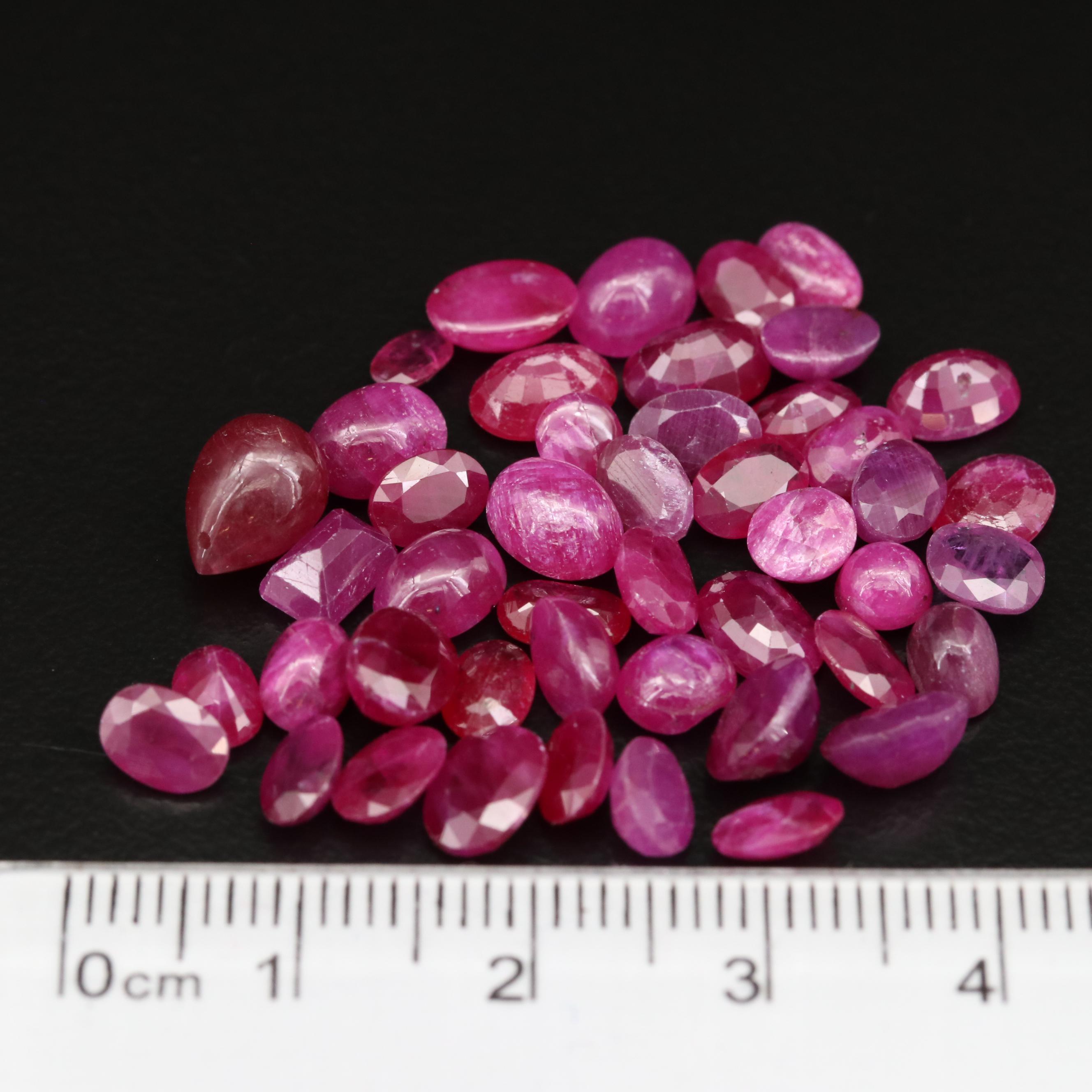 Loose 41.66 CTW Corundum