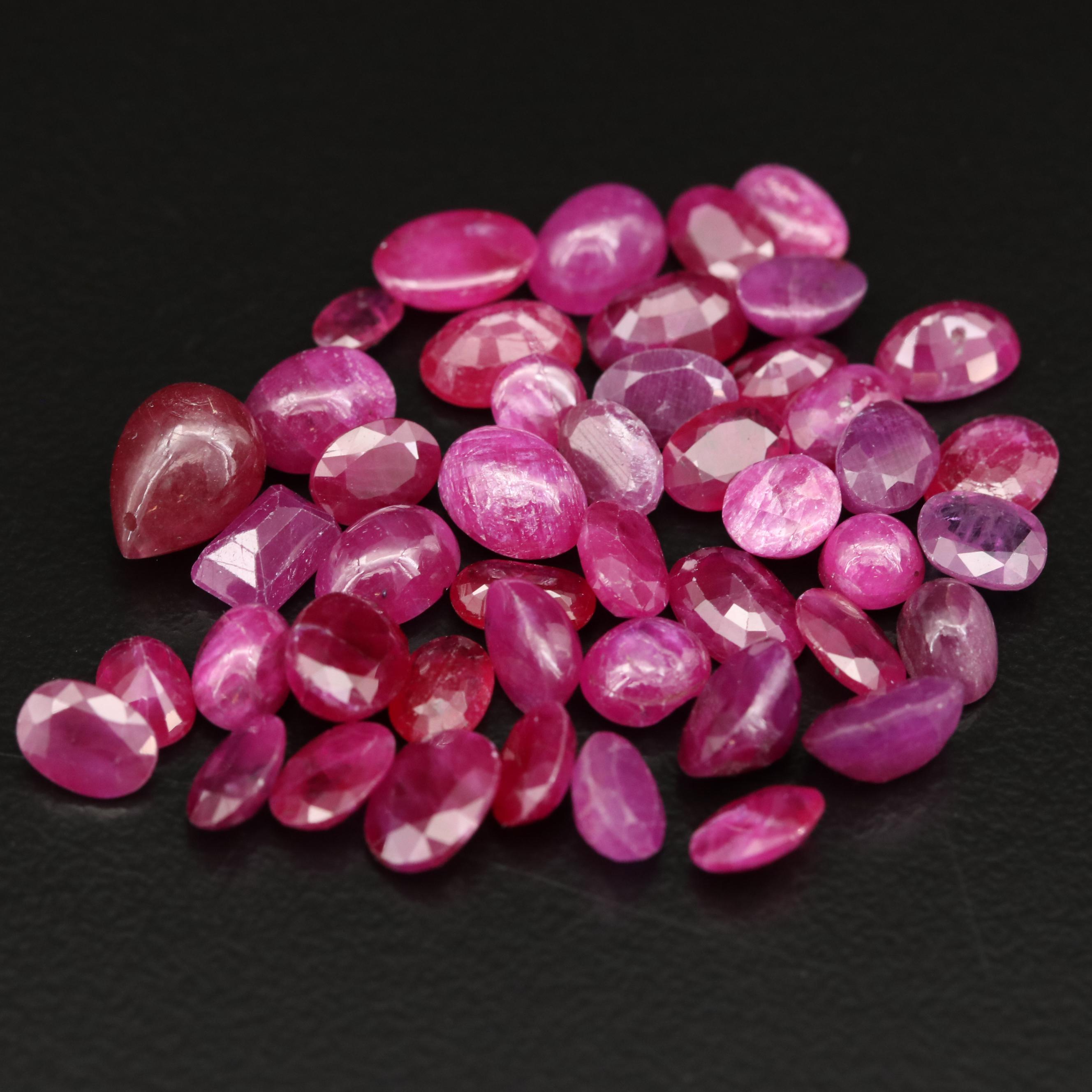 Loose 41.66 CTW Corundum