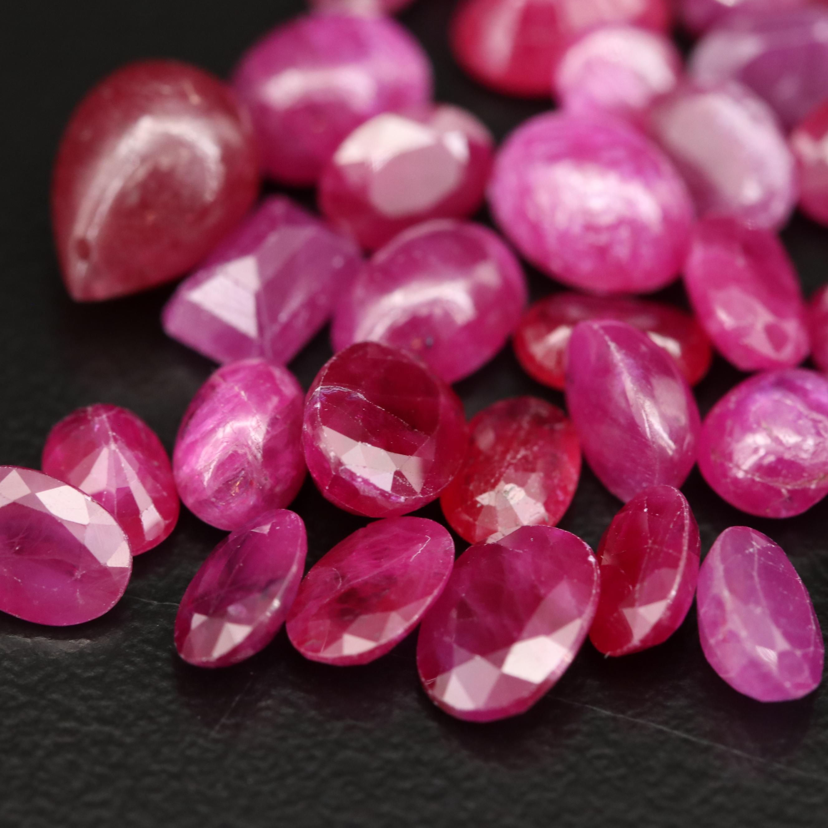 Loose 41.66 CTW Corundum