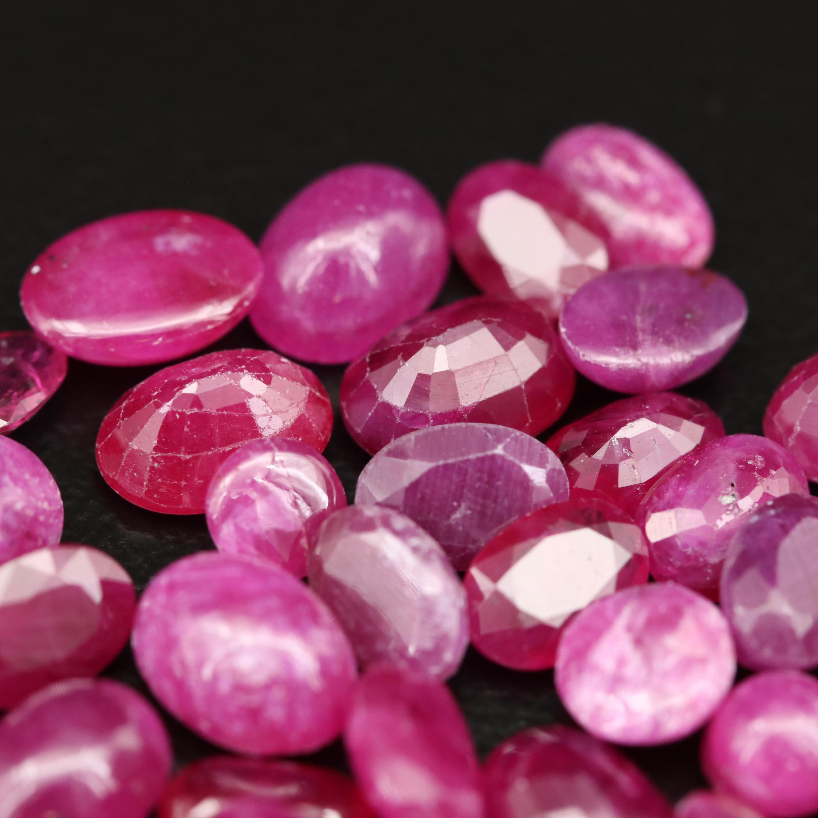 Loose 41.66 CTW Corundum