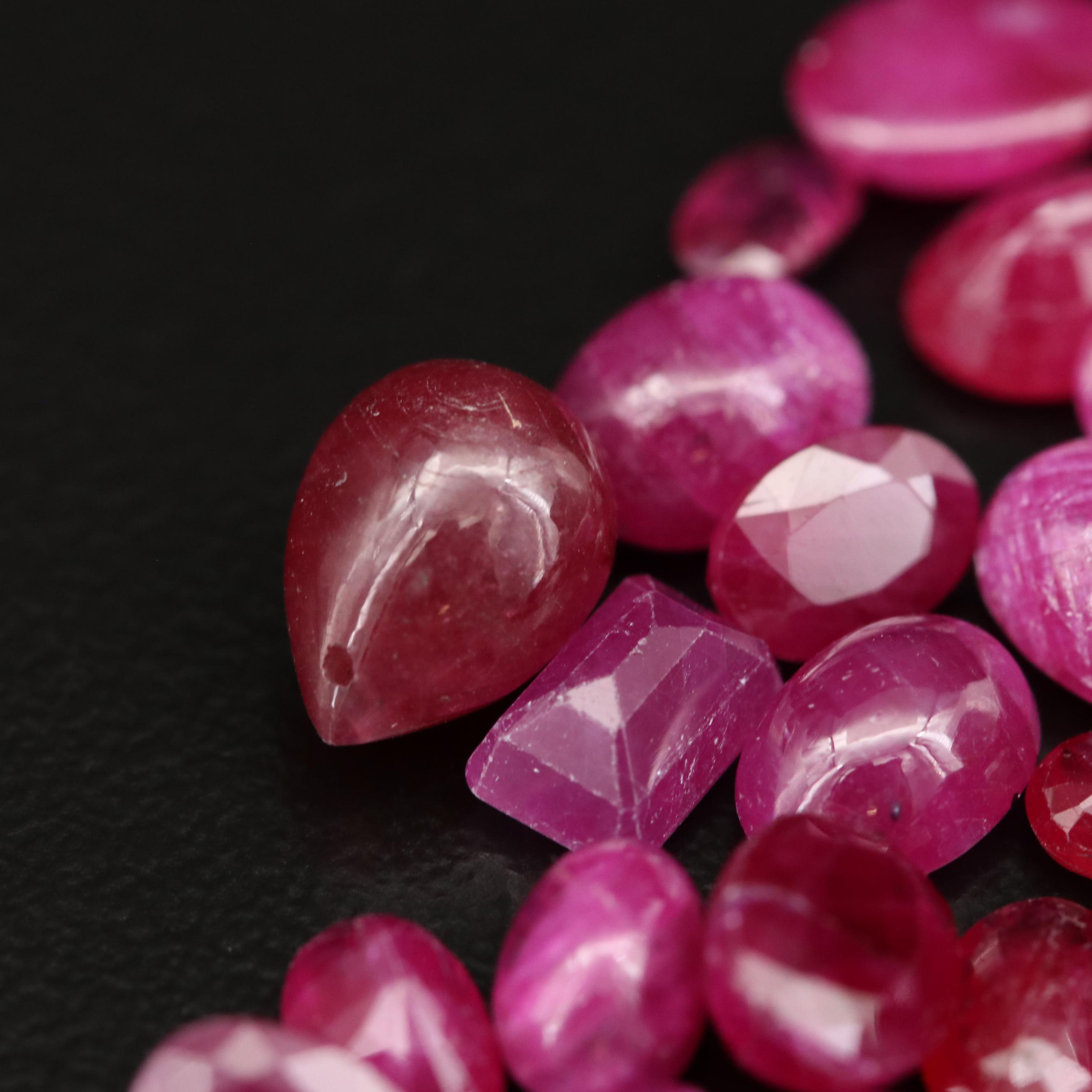 Loose 41.66 CTW Corundum