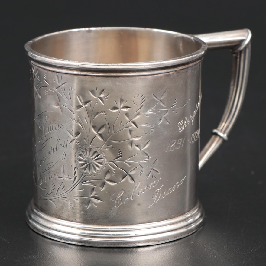 Whiting Sterling Silver Keepsake Cup, Late 19th Century
