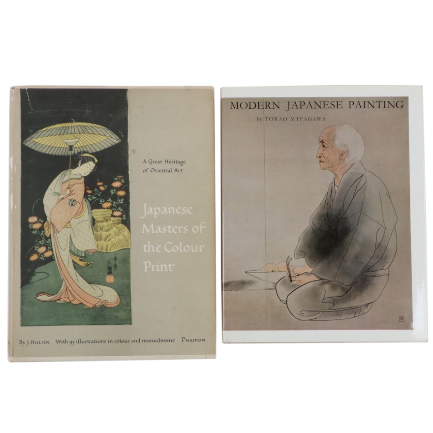 "Modern Japanese Painting" and "Japanese Masters of the Colour Print" Art Books