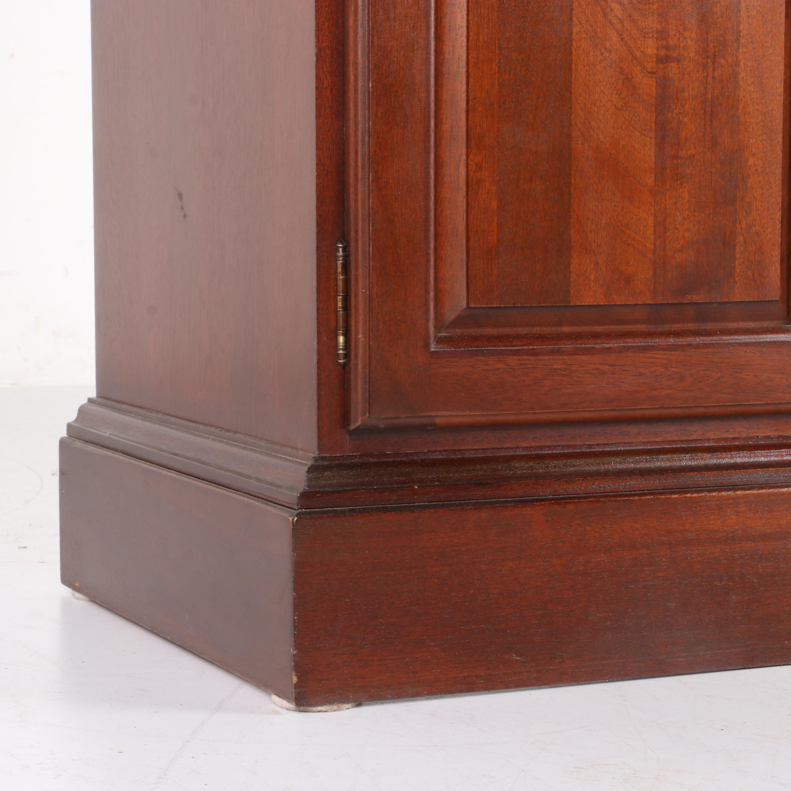 Jamestown Sterling 2-Piece Cherry Illuminated China Cabinet, Late 20th Century