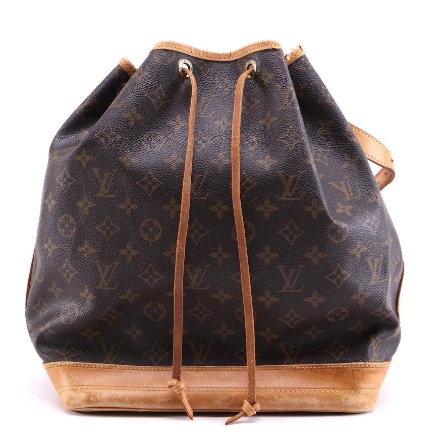 Louis Vuitton Noé Bucket Bag in Monogram Canvas and Vachetta Leather