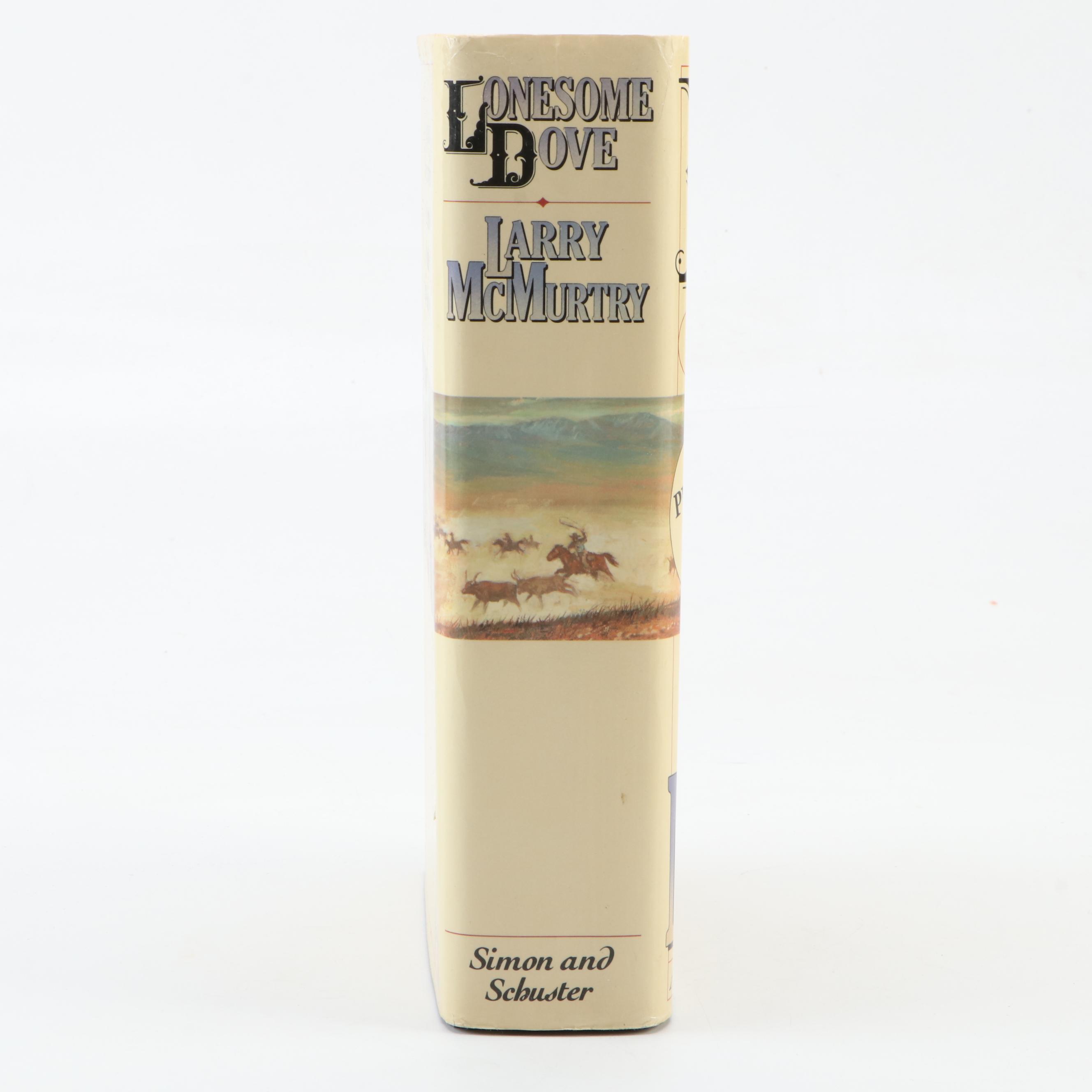 Signed "Lonesome Dove" by Larry McMurtry with Dust Jacket, 1985