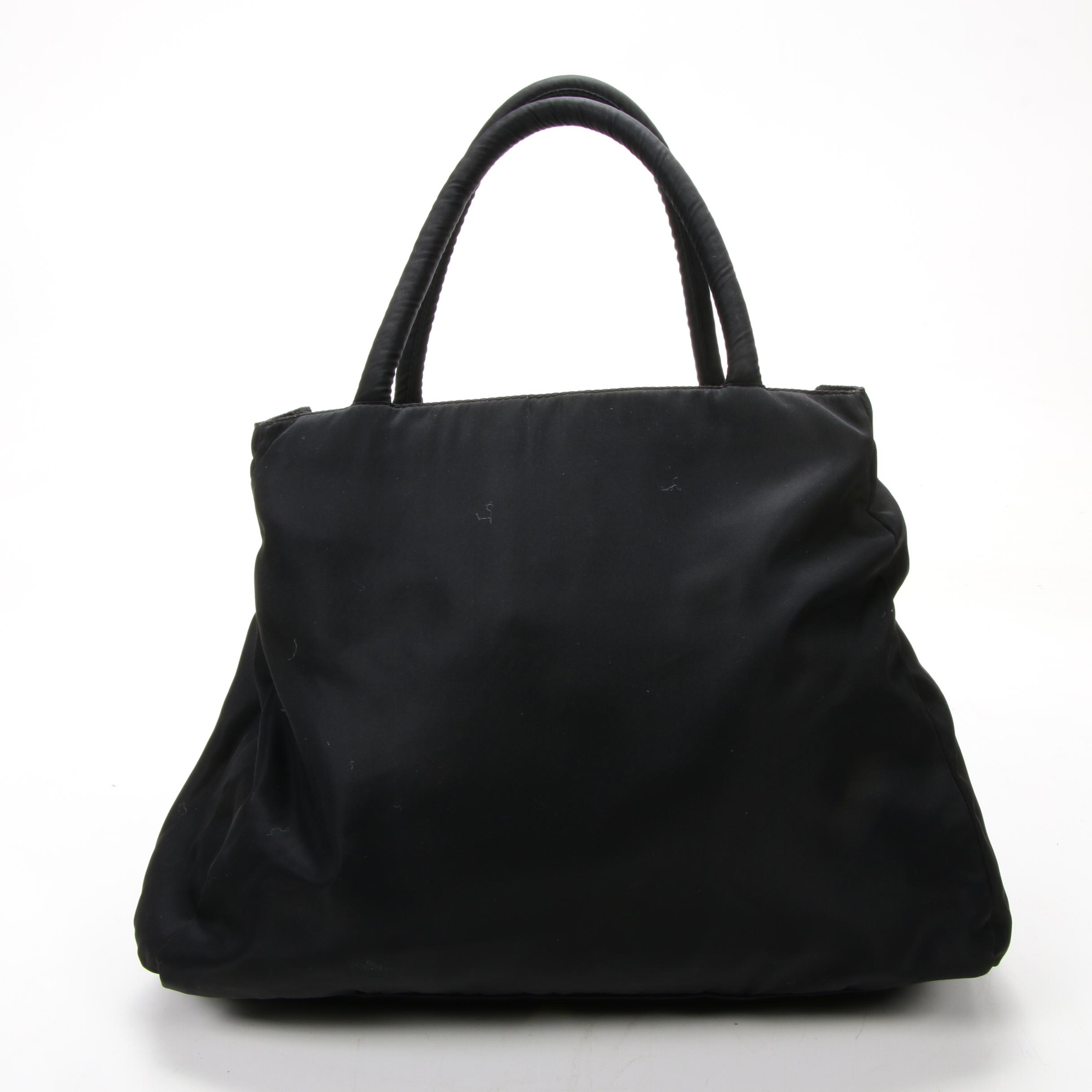 Prada Shoulder Bag in Black Tessuto Nylon
