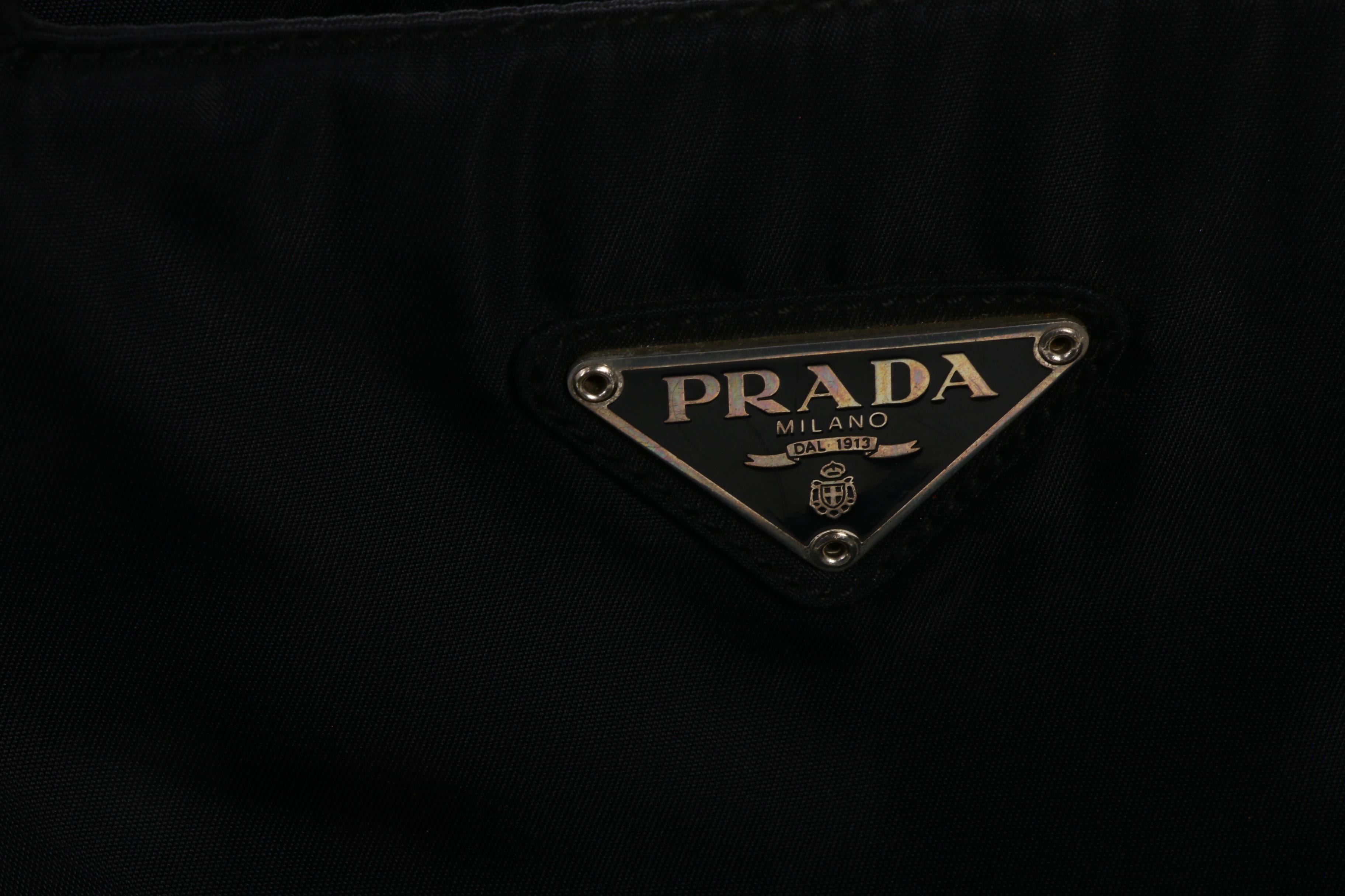 Prada Shoulder Bag in Black Tessuto Nylon
