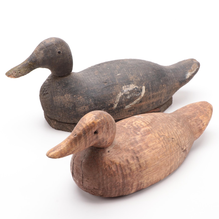 Hand Carved Wood Duck Decoys