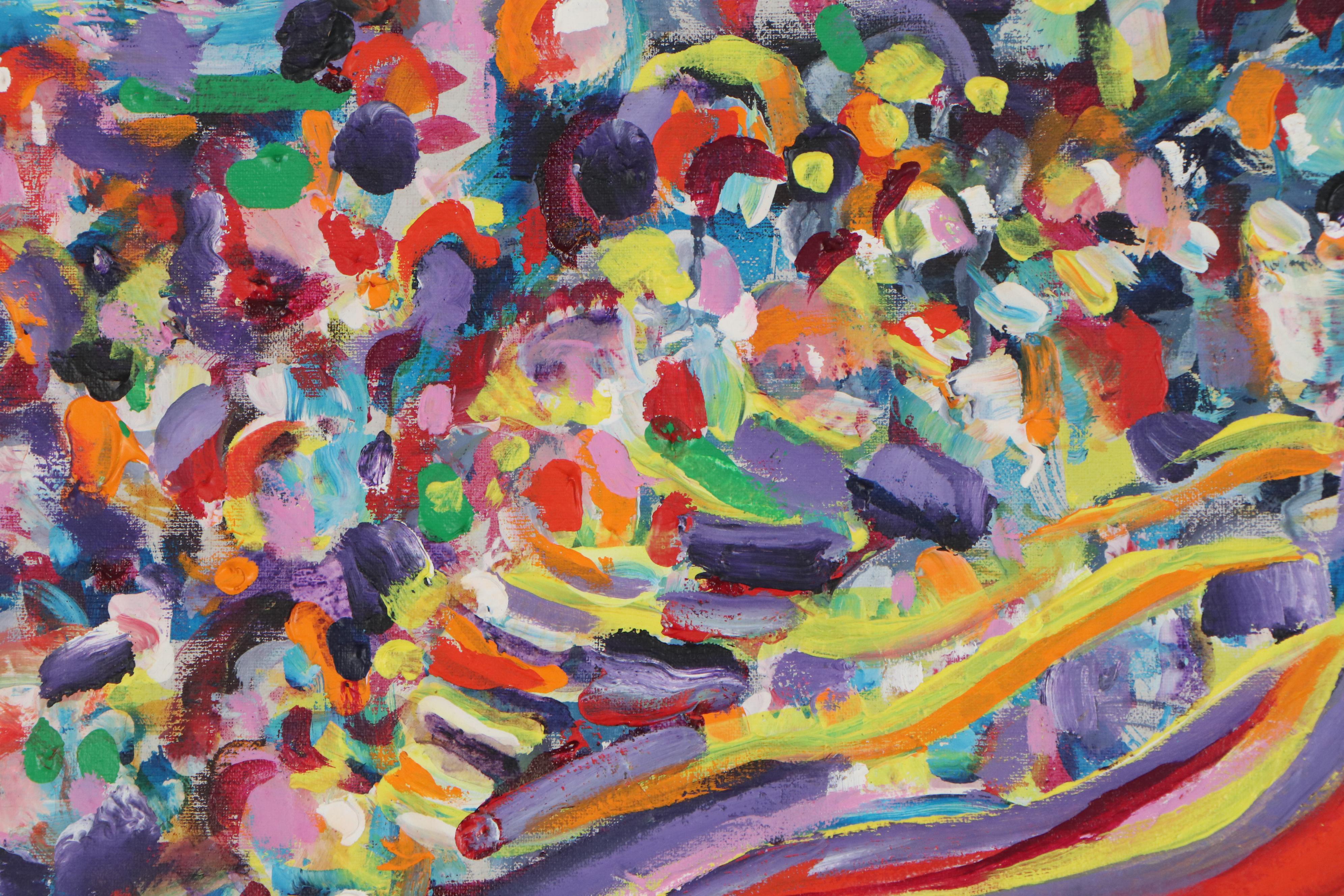 Oil Painting "Superbowl Pass", 1973