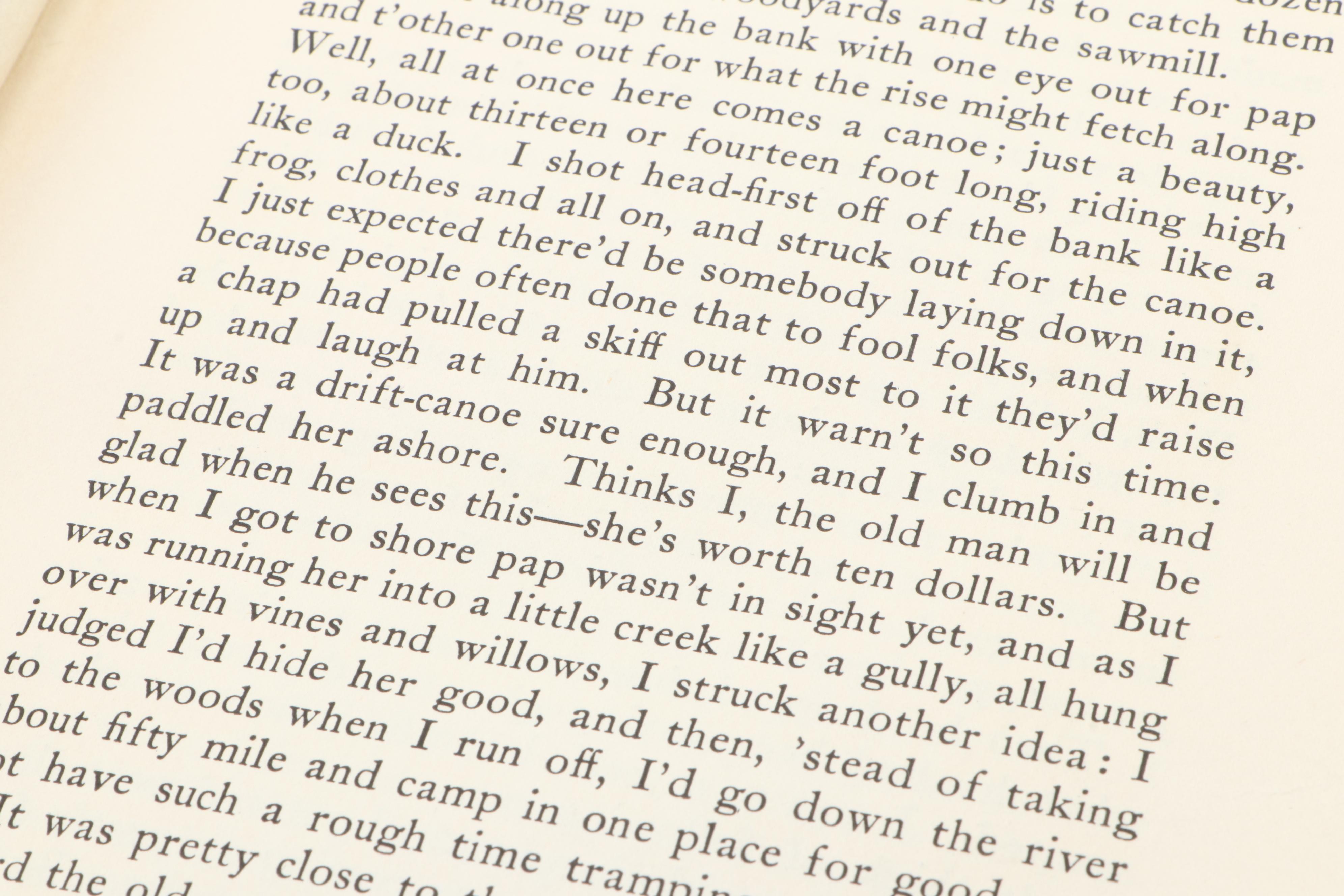 Illustrated "The Adventures of Tom Sawyer" and "Huckleberry Finn" by Twain