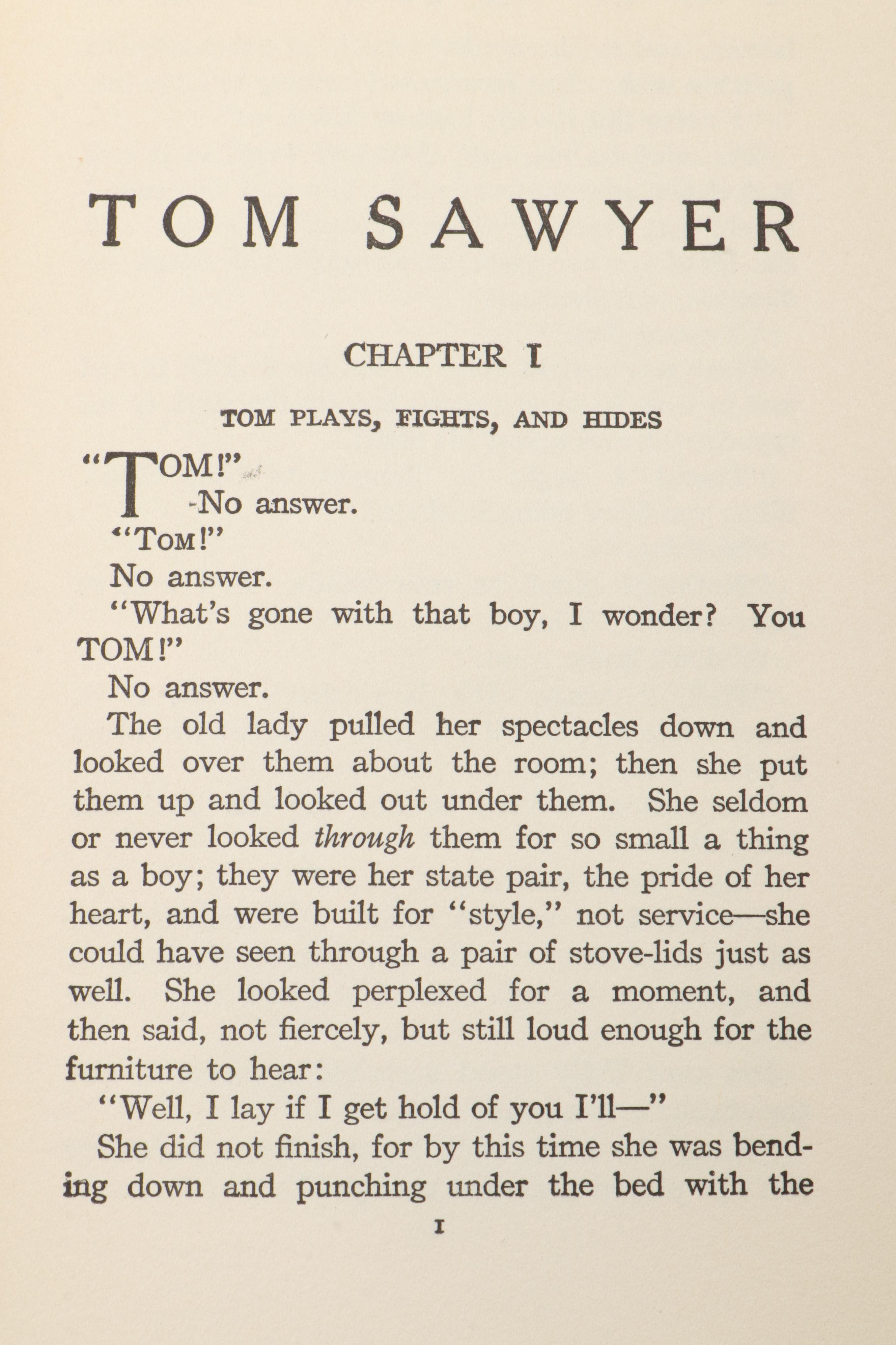 Illustrated "The Adventures of Tom Sawyer" and "Huckleberry Finn" by Twain