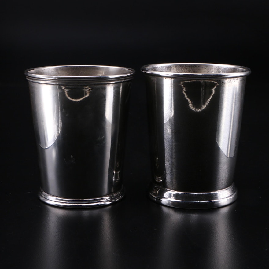 J.C. Boardman & Co. for Schwarzschild, and S. Kirk & Son Sterling Julep Cups