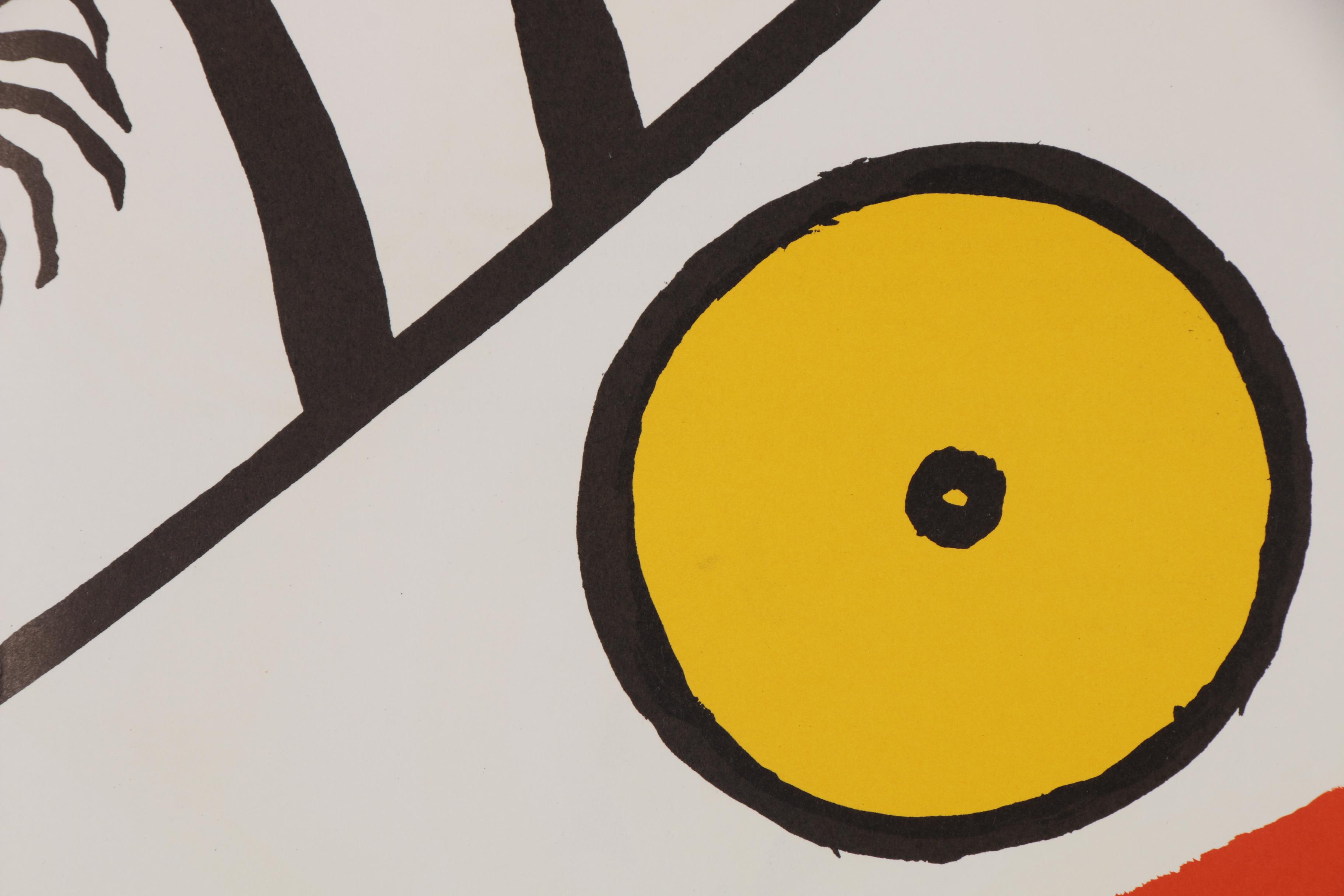 Alexander Calder Double-Page Color Lithograph for "Derrière le Miroir", 1976