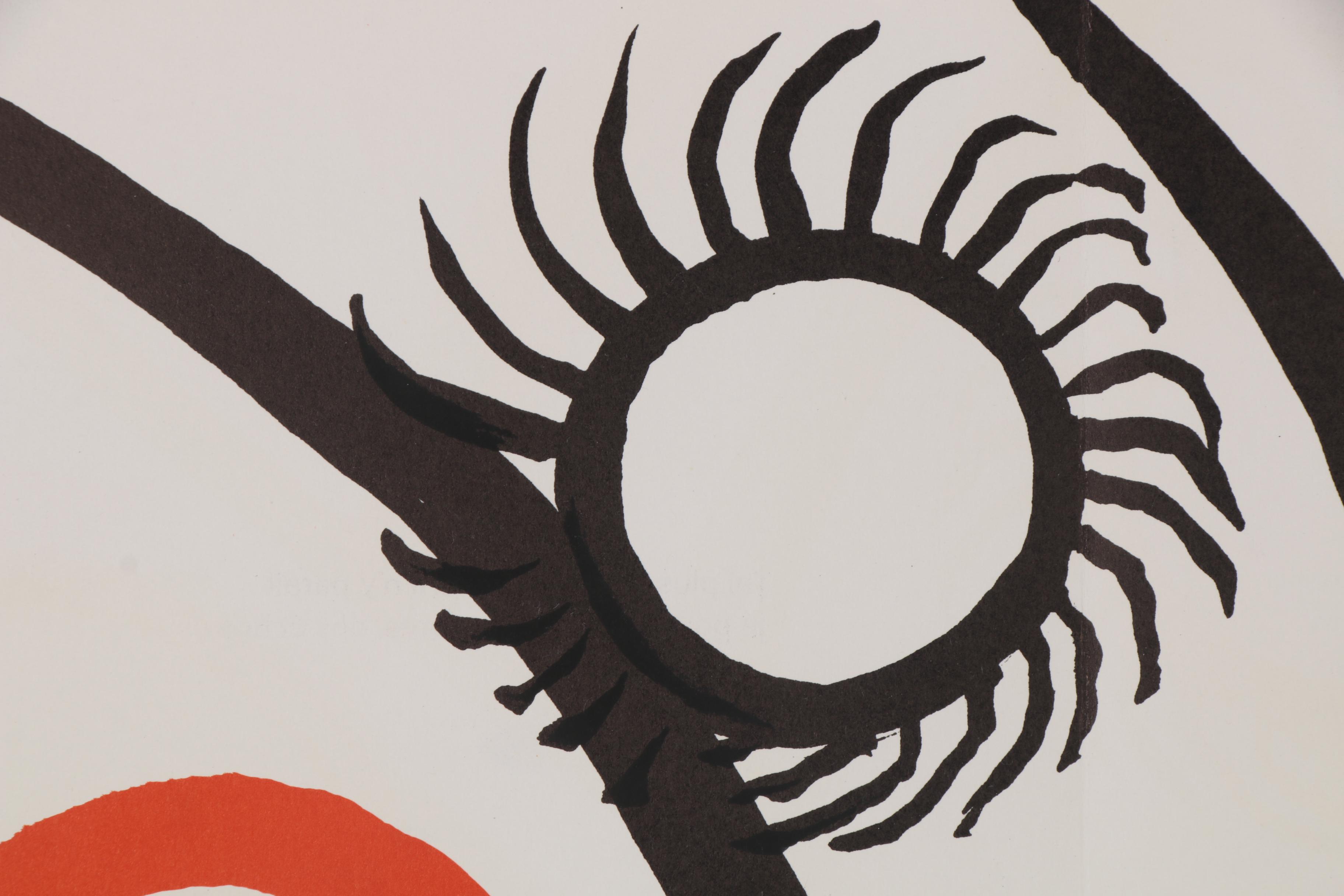 Alexander Calder Double-Page Color Lithograph for "Derrière le Miroir", 1976