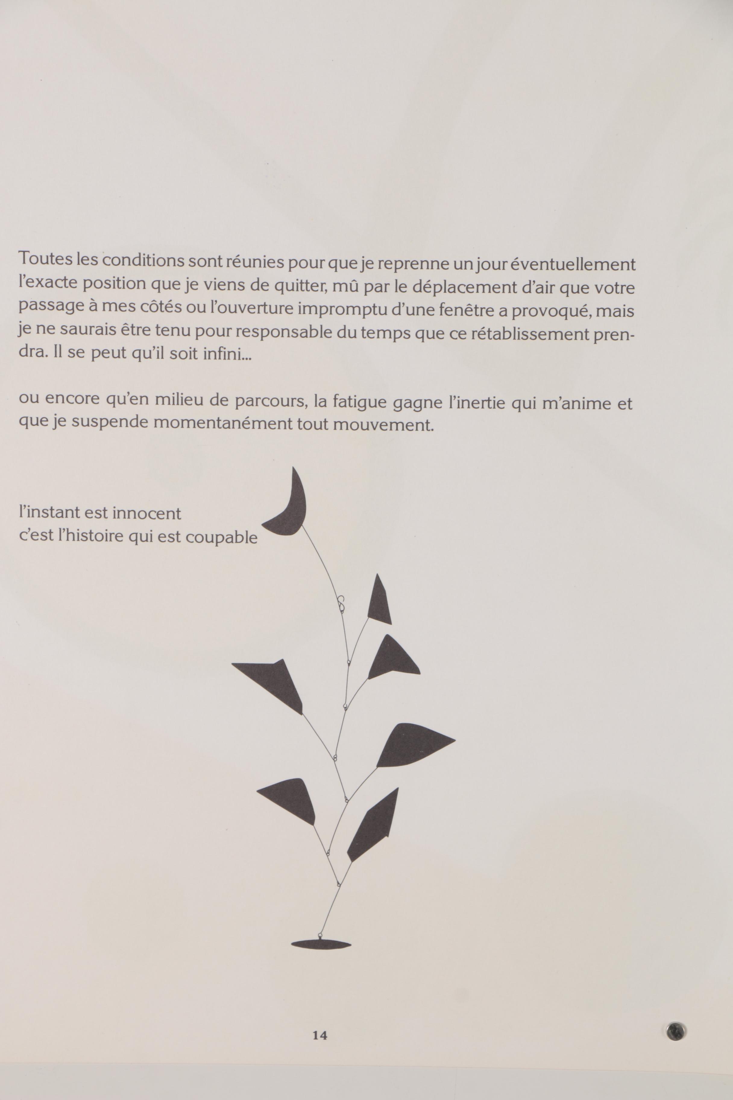 Alexander Calder Double-Page Color Lithograph for "Derrière le Miroir", 1976