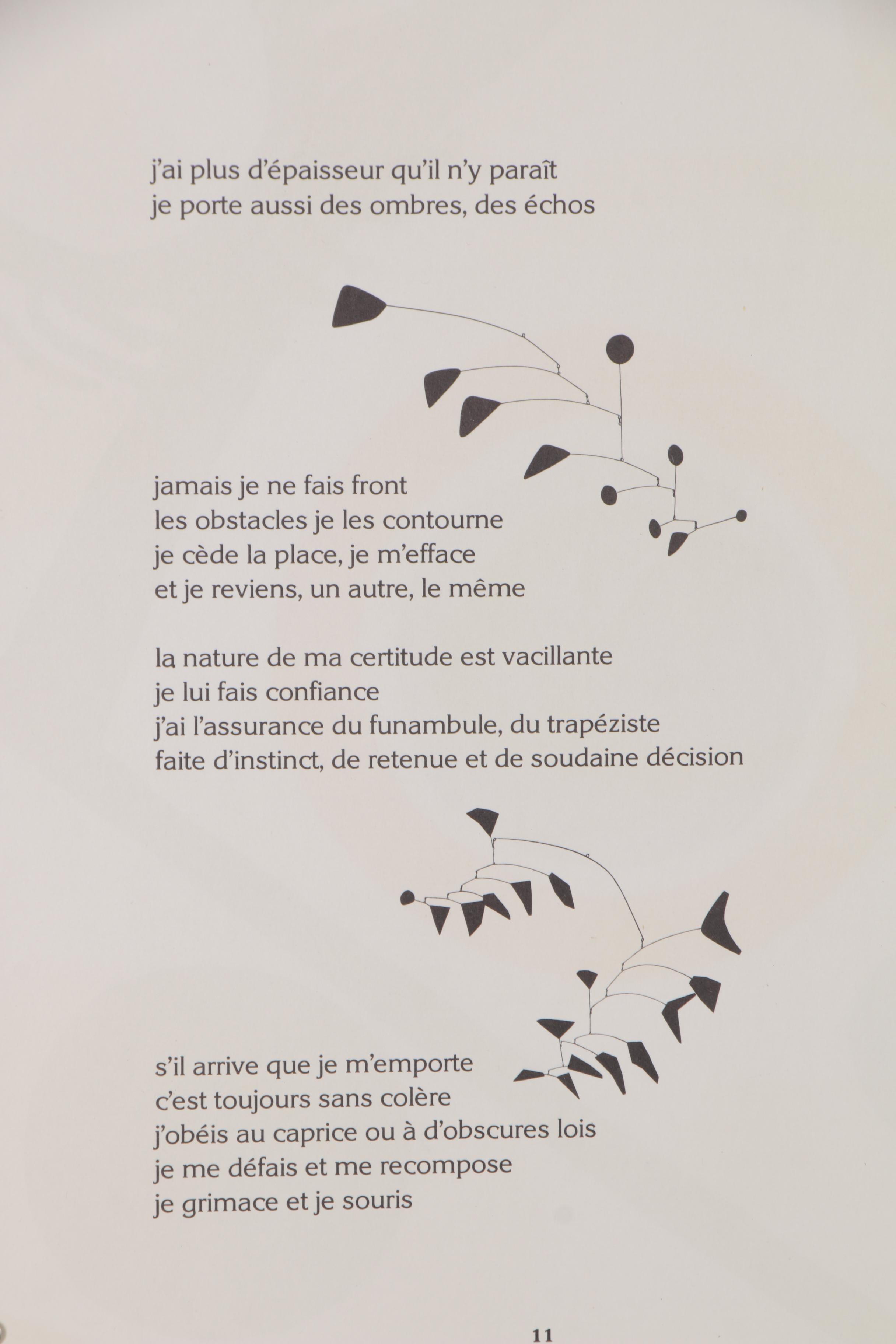 Alexander Calder Double-Page Color Lithograph for "Derrière le Miroir", 1976