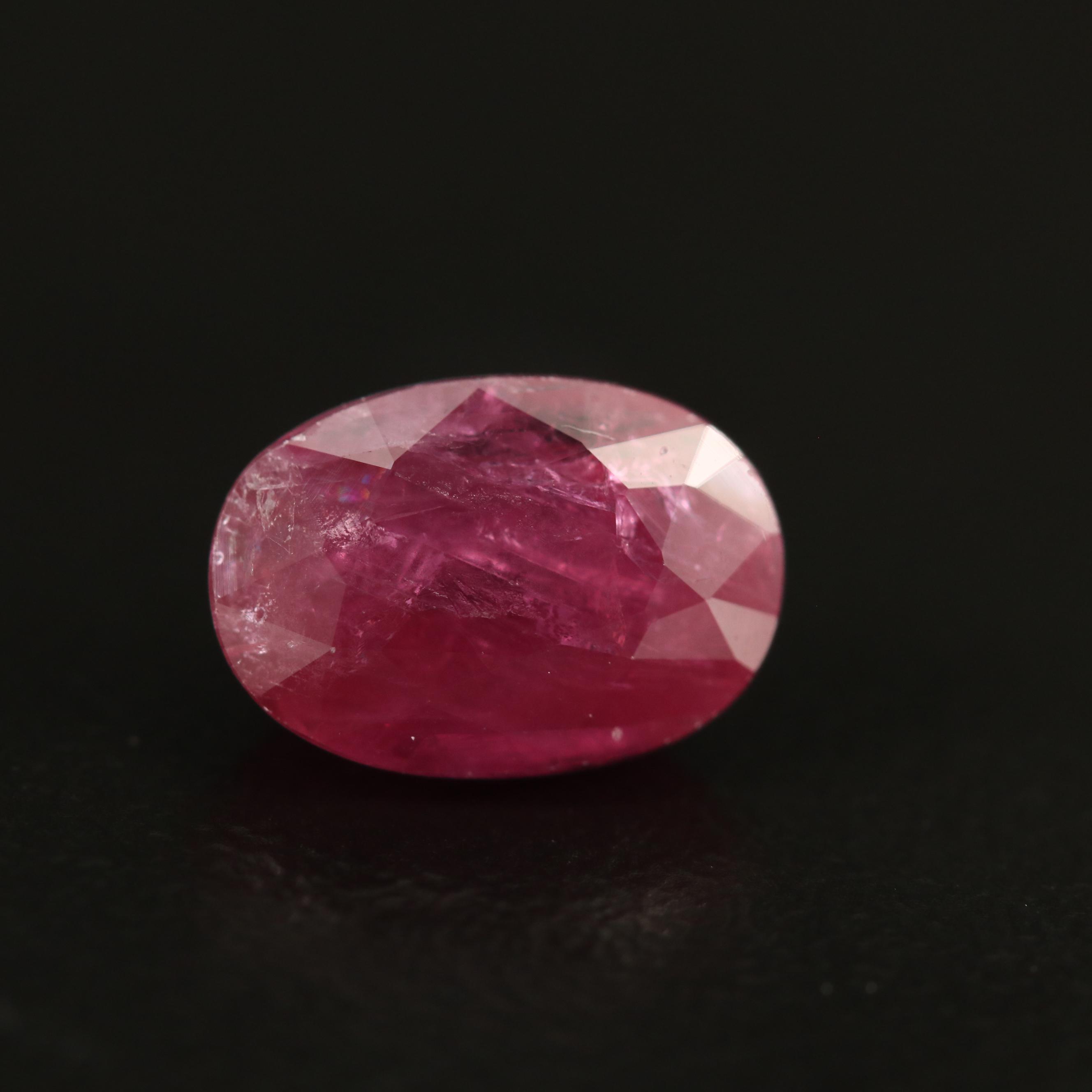 Loose Oval Faceted Corundum