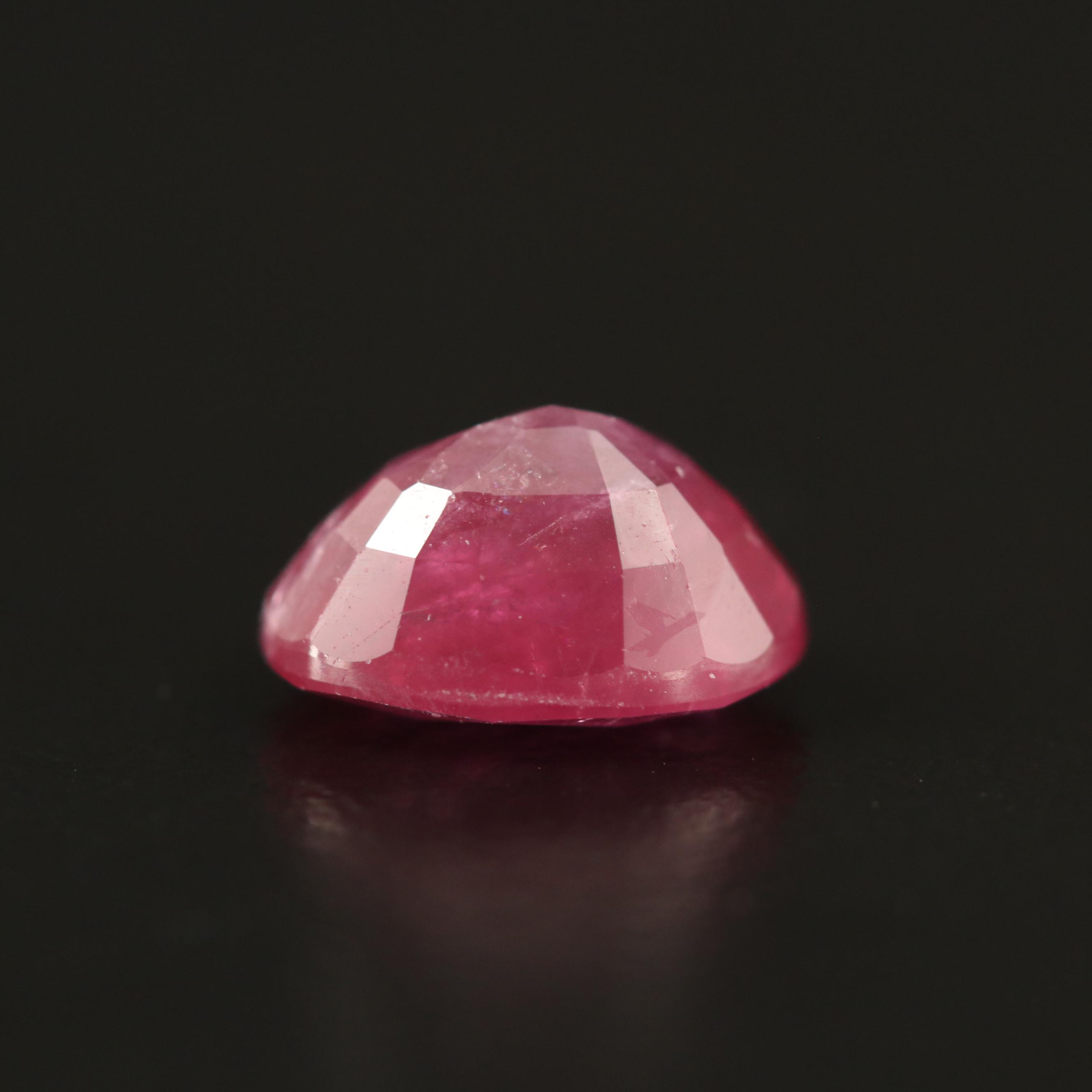 Loose Oval Faceted Corundum
