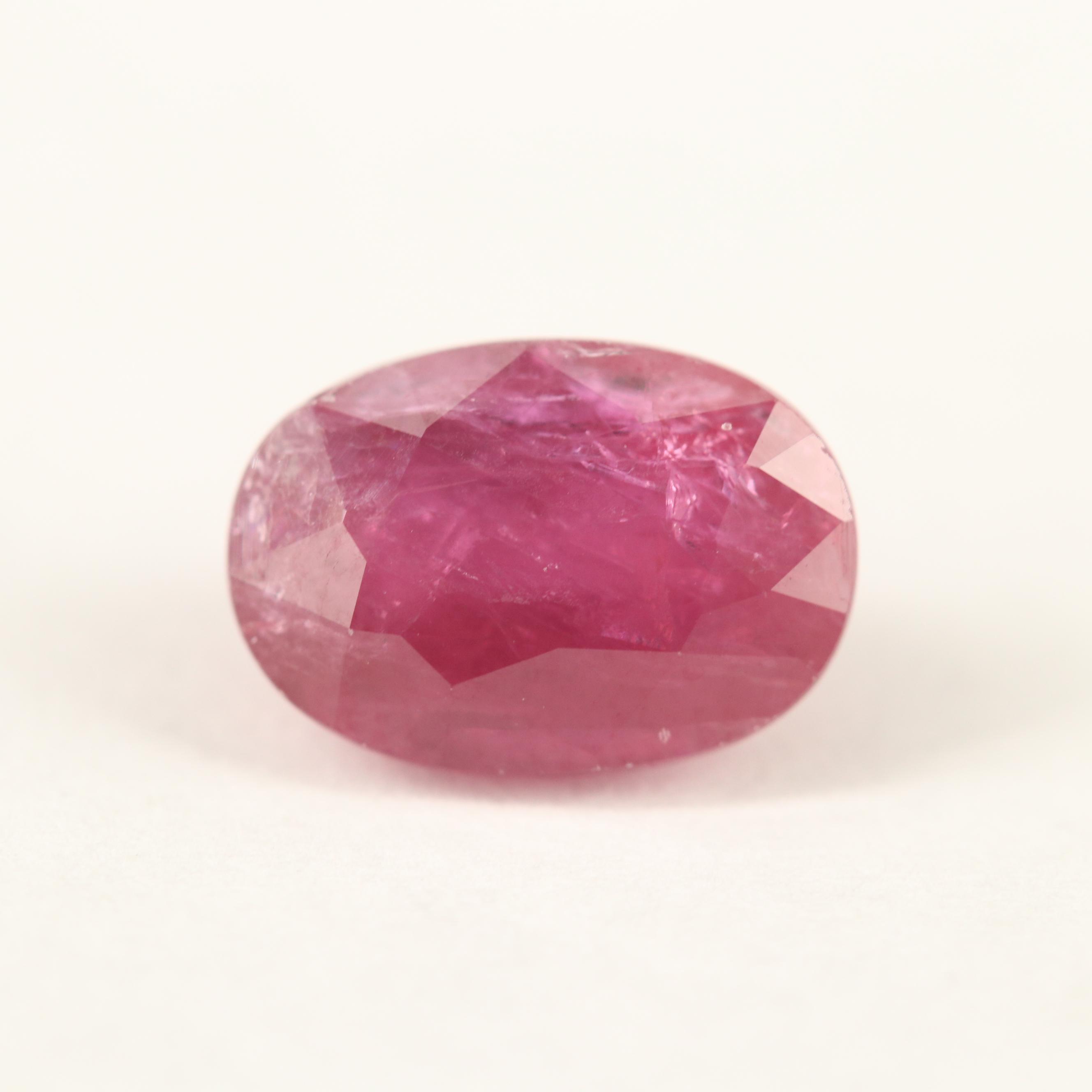 Loose Oval Faceted Corundum