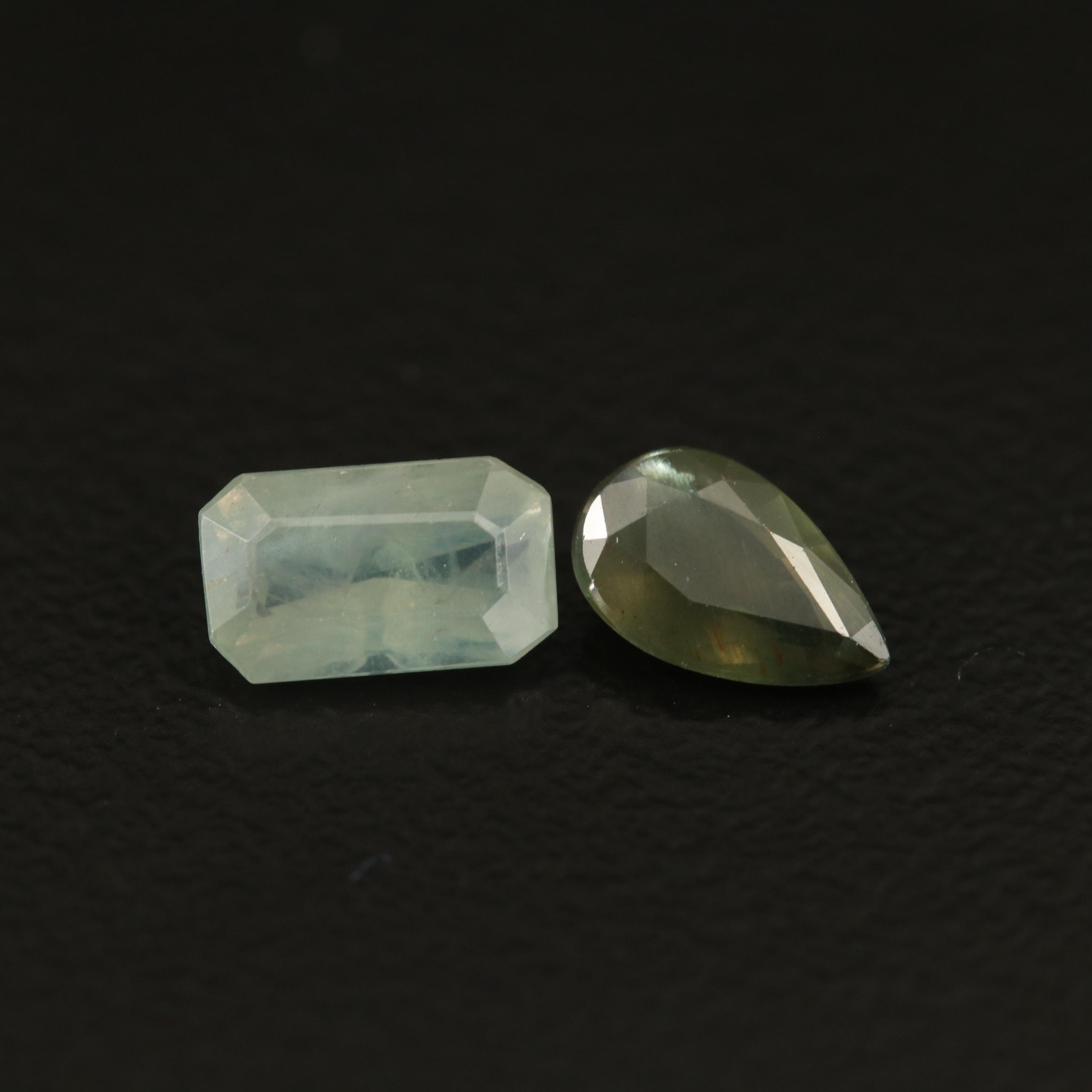 Loose 3.35 CTW Alexandrite Selection Featuring Various Shapes
