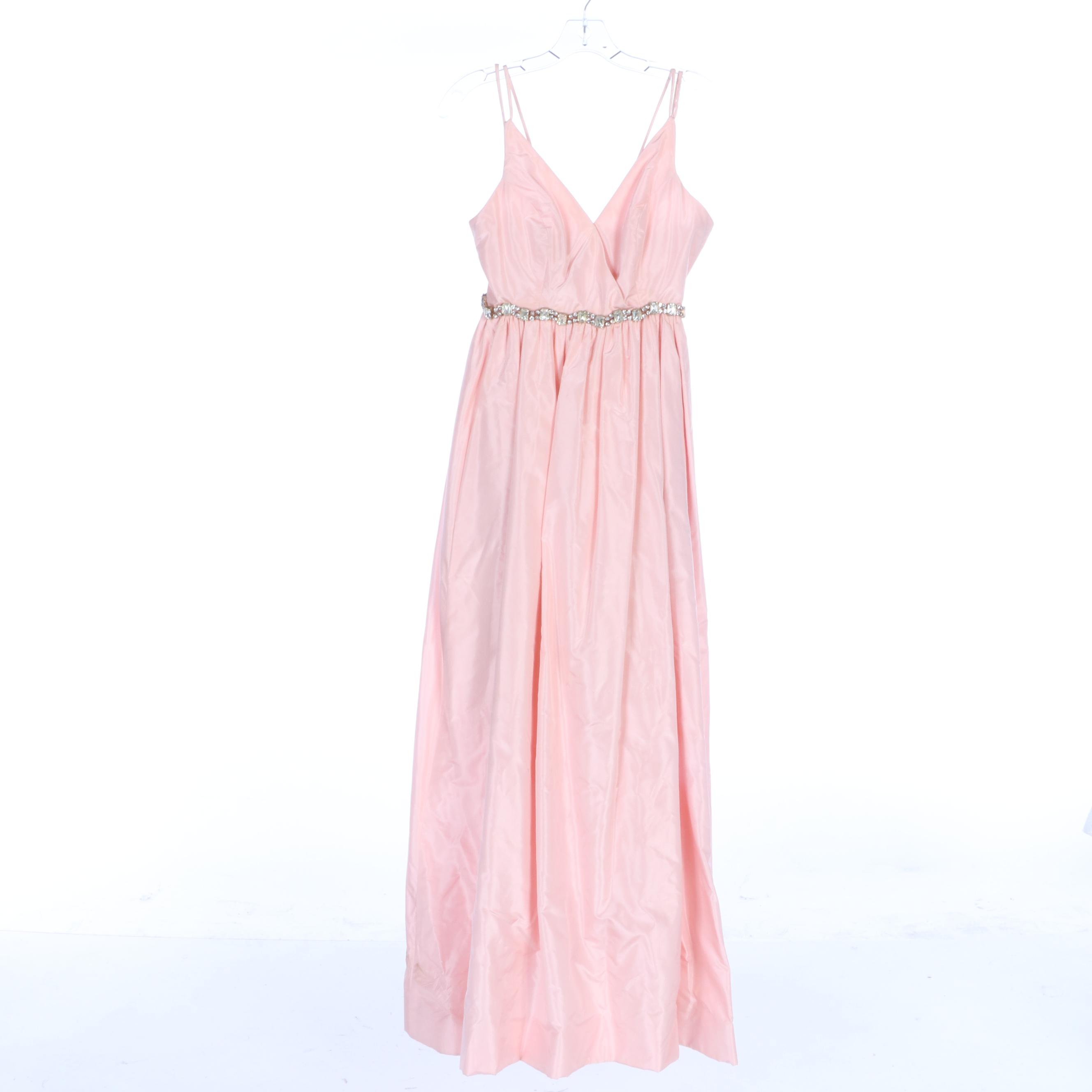 Elinor Simmons for Malcolm Starr Taffeta Rhinestone Gown and Other Gowns, 1960s