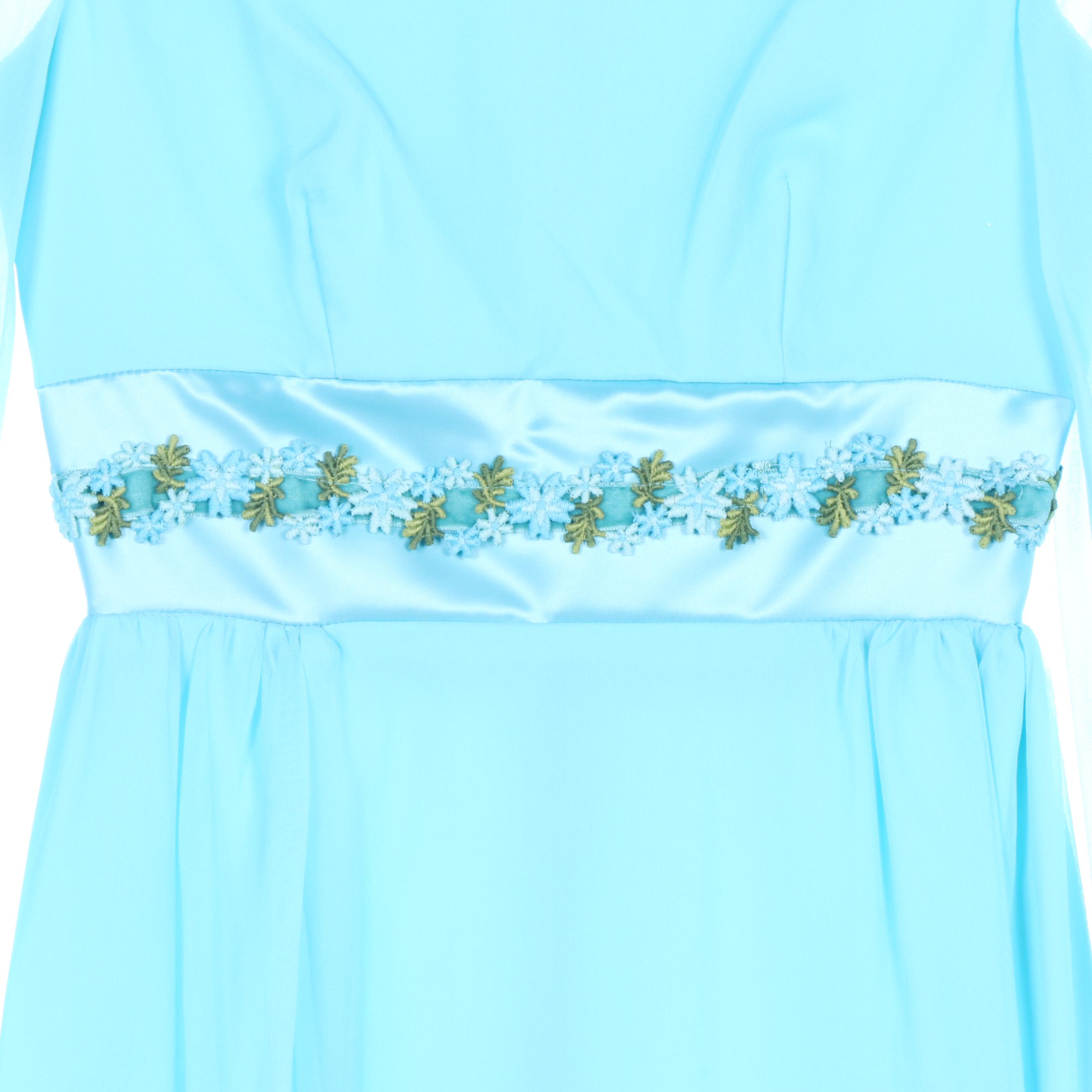 Elinor Simmons for Malcolm Starr Taffeta Rhinestone Gown and Other Gowns, 1960s