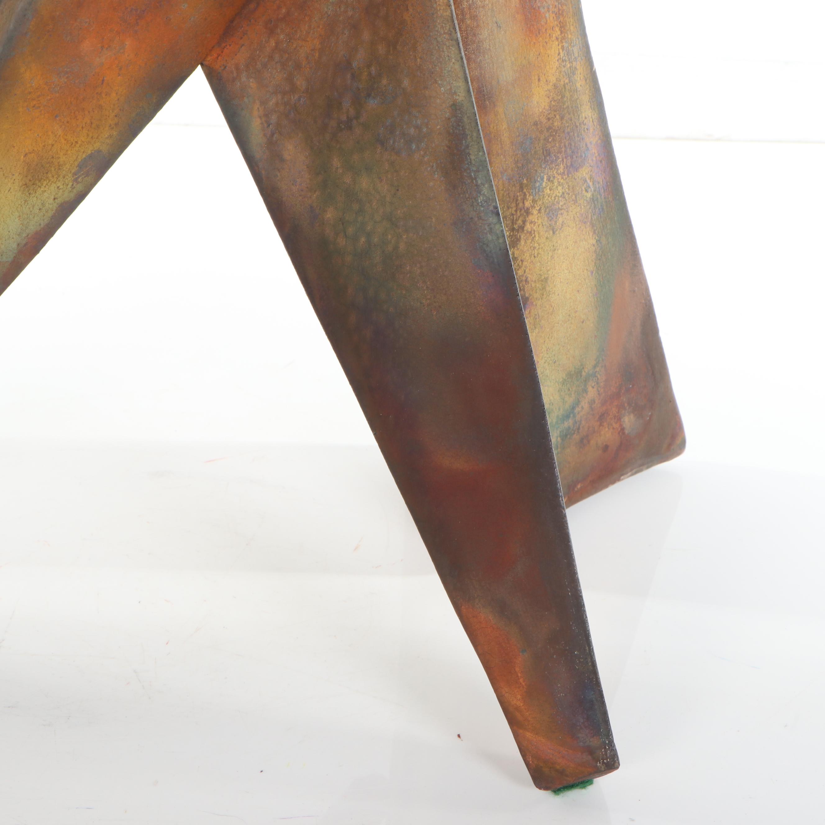 George Tudzarov "Zaro" Raku Fired Figural Stoneware Sculpture, 1995