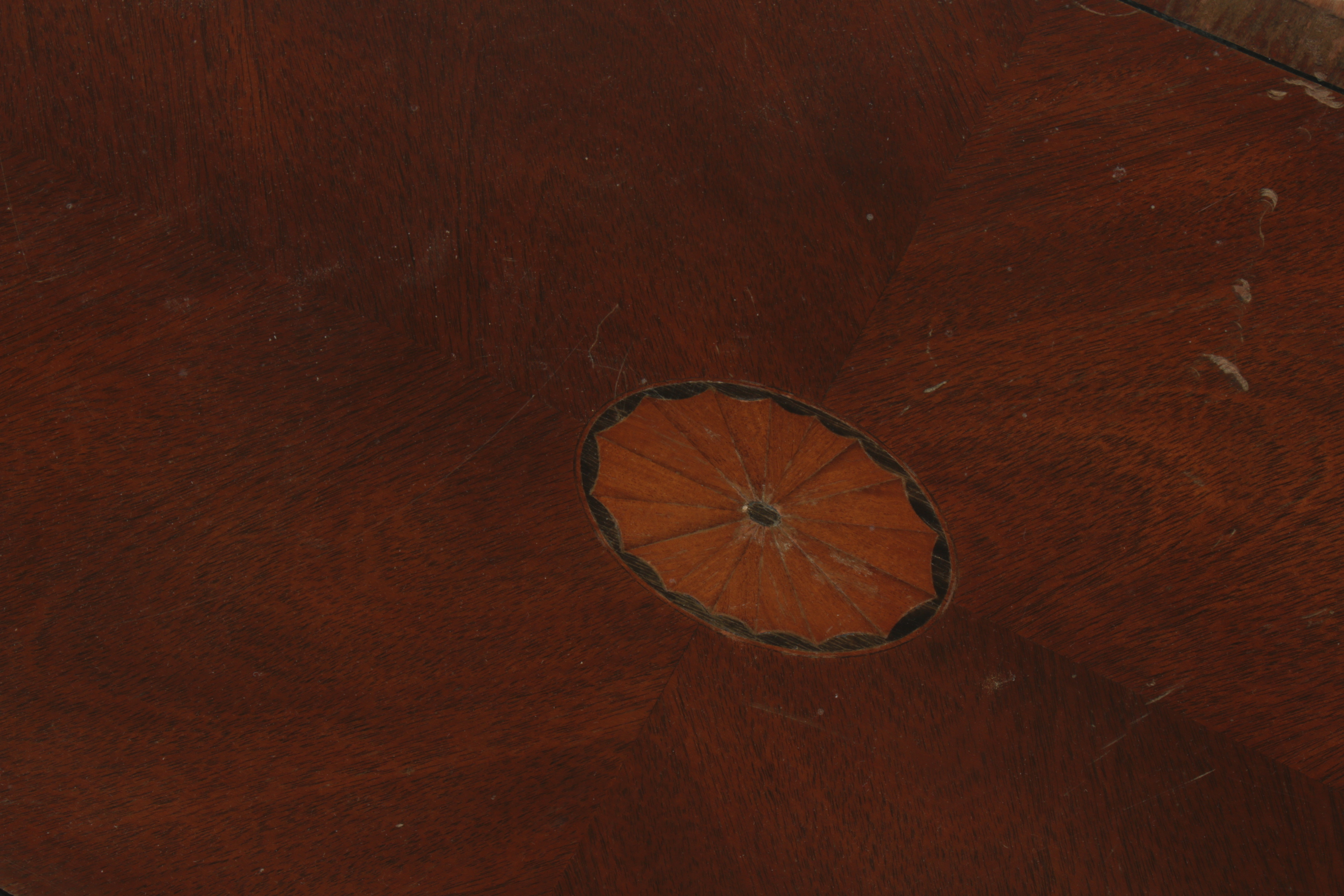 Chippendale Style Inlaid Coffee Table, Mid-20th Century