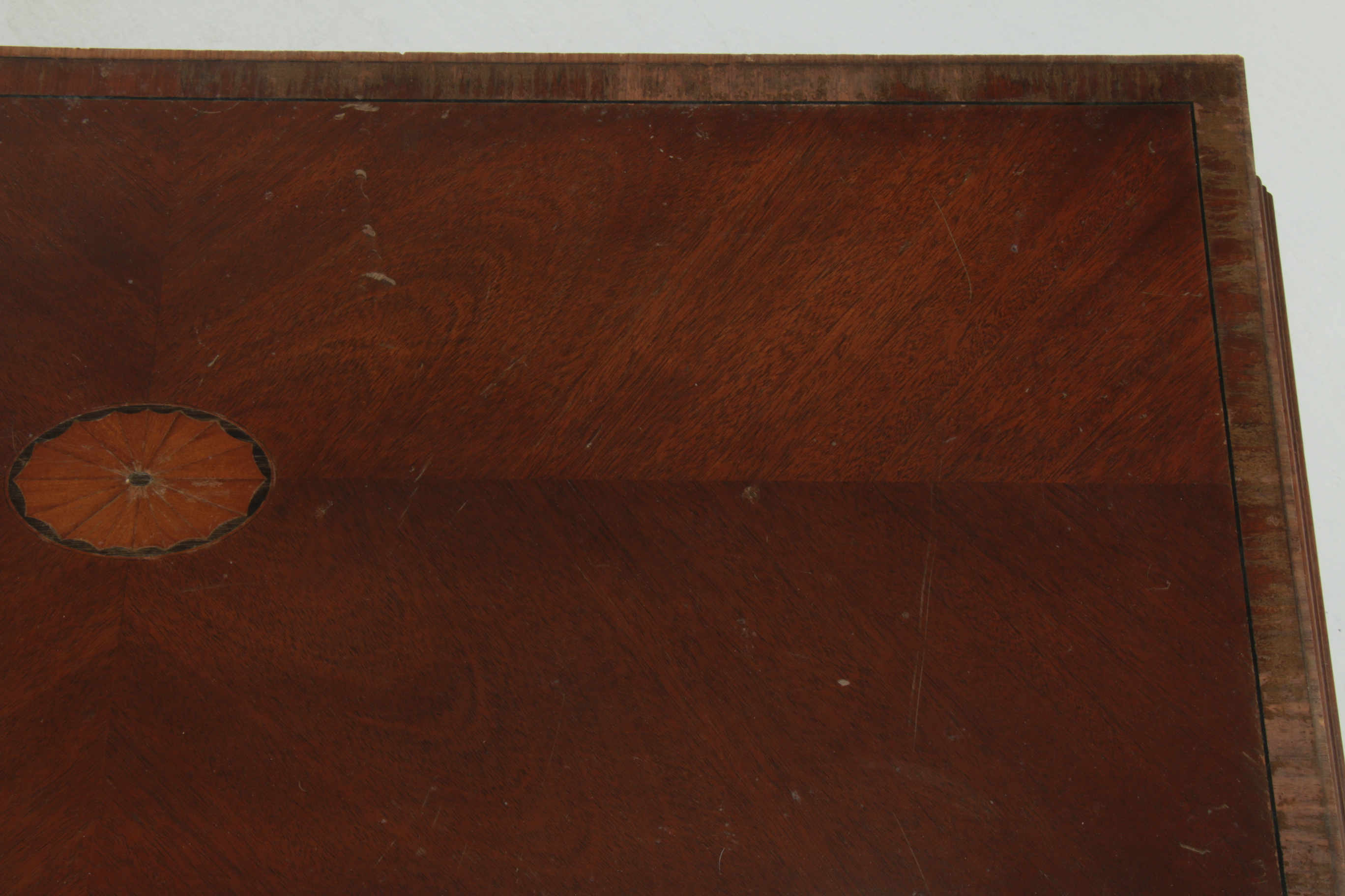 Chippendale Style Inlaid Coffee Table, Mid-20th Century