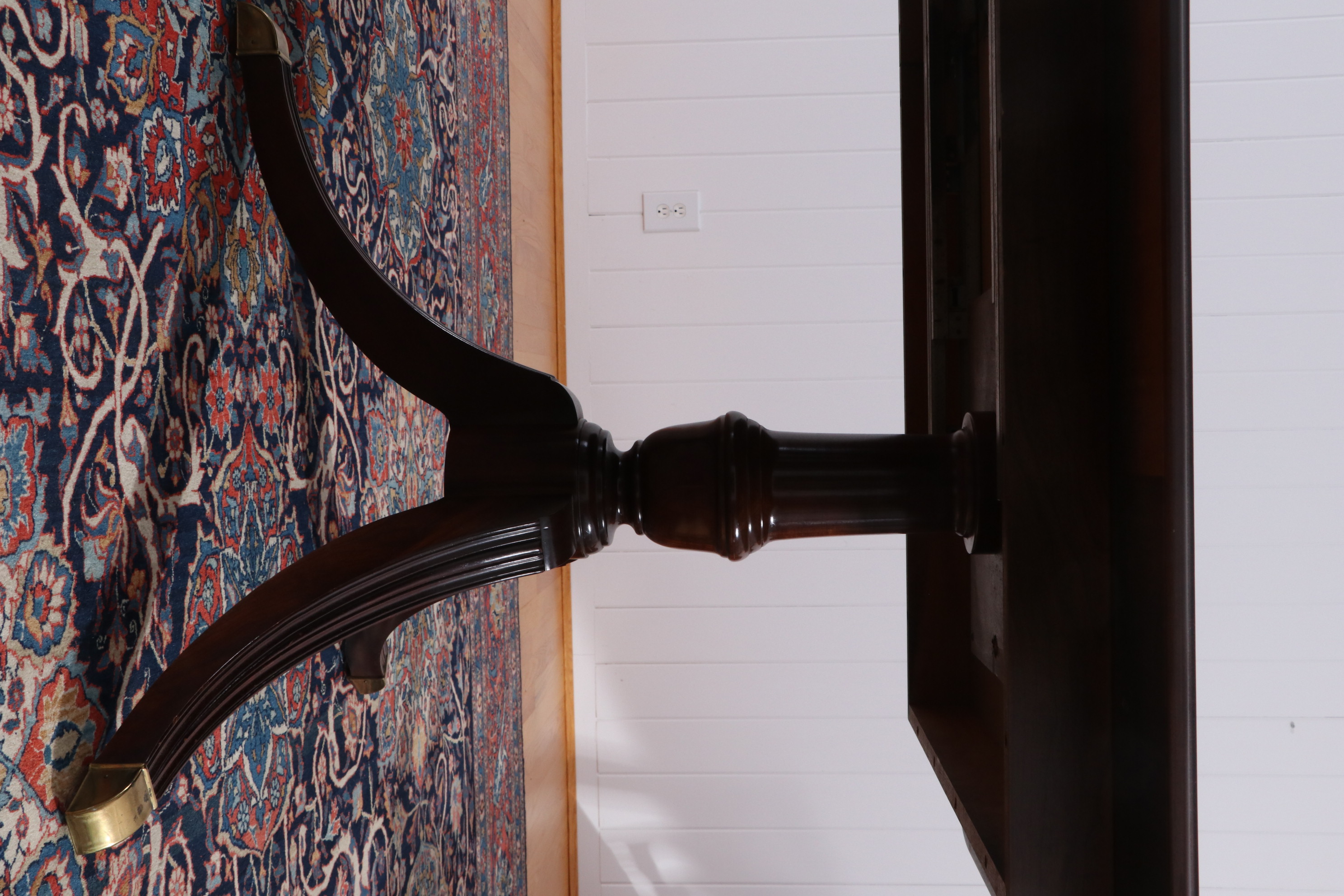 Thomasville Furniture Mahogany Dining Table and Chippendale Style Chairs