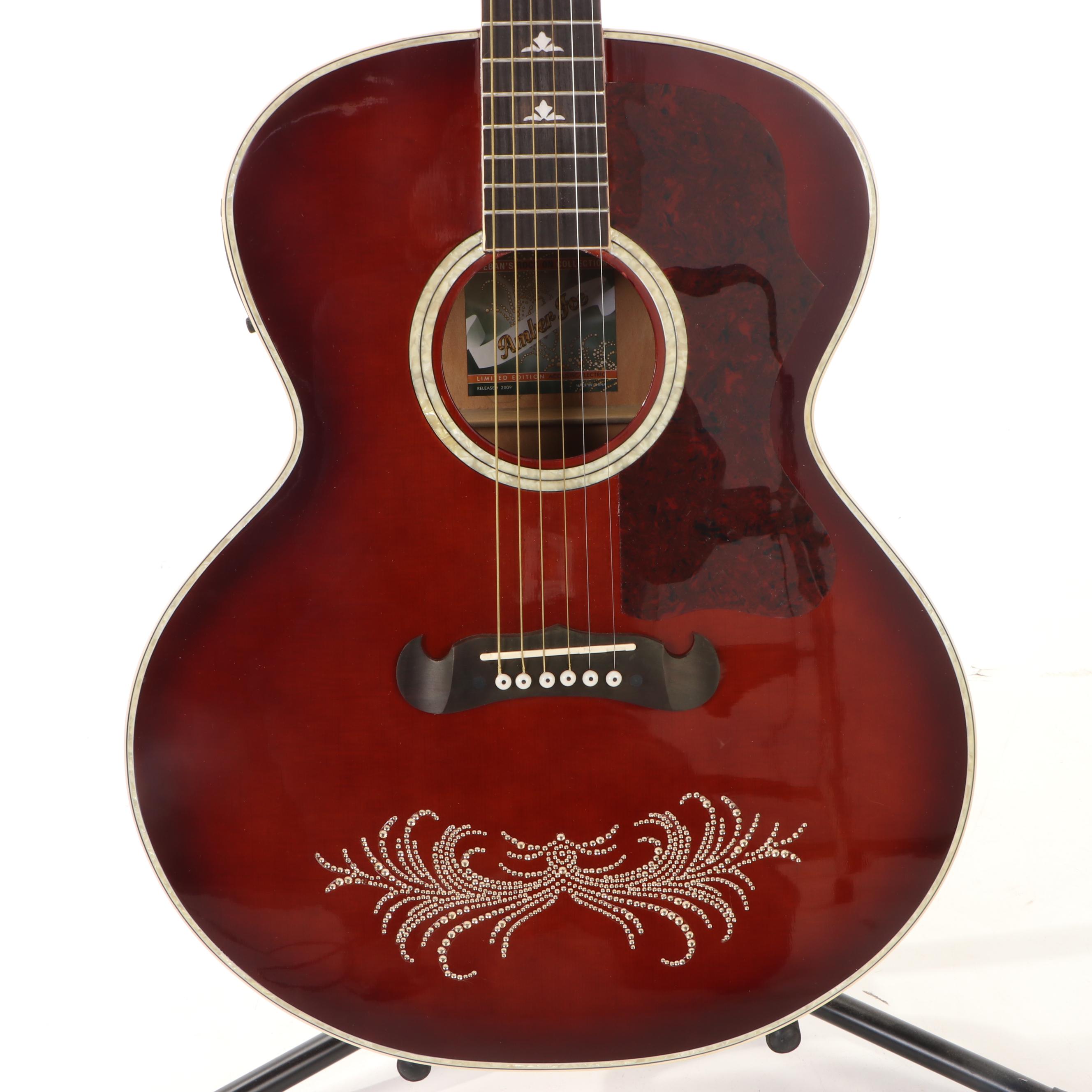 Esteban Amber Ice Rock On Collection Limited Edition Acoustic-Electric Guitar