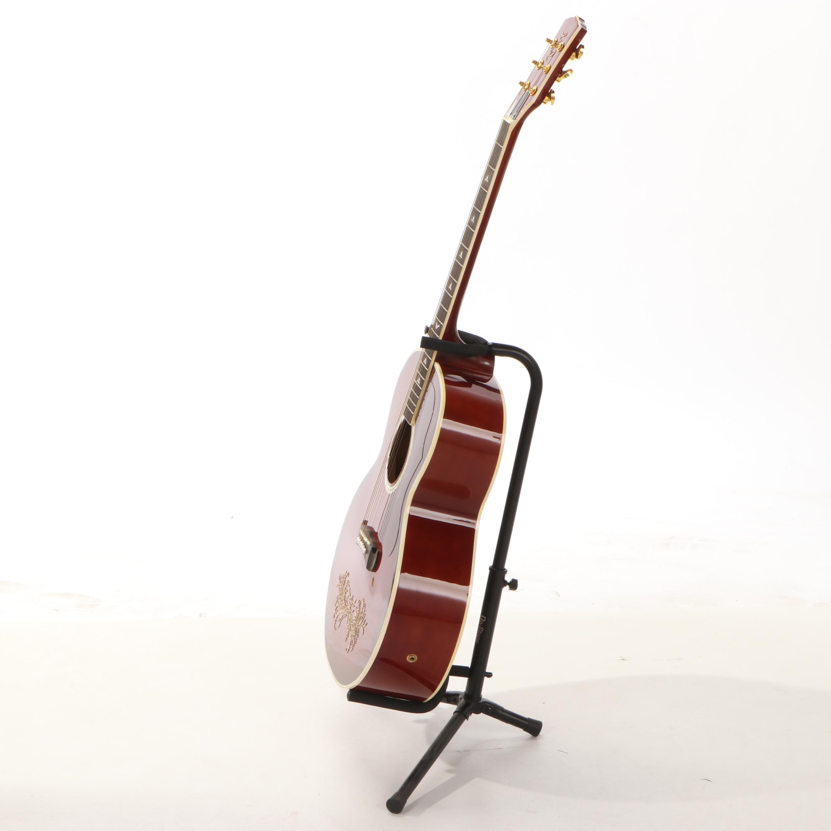 Esteban Amber Ice Rock On Collection Limited Edition Acoustic-Electric Guitar