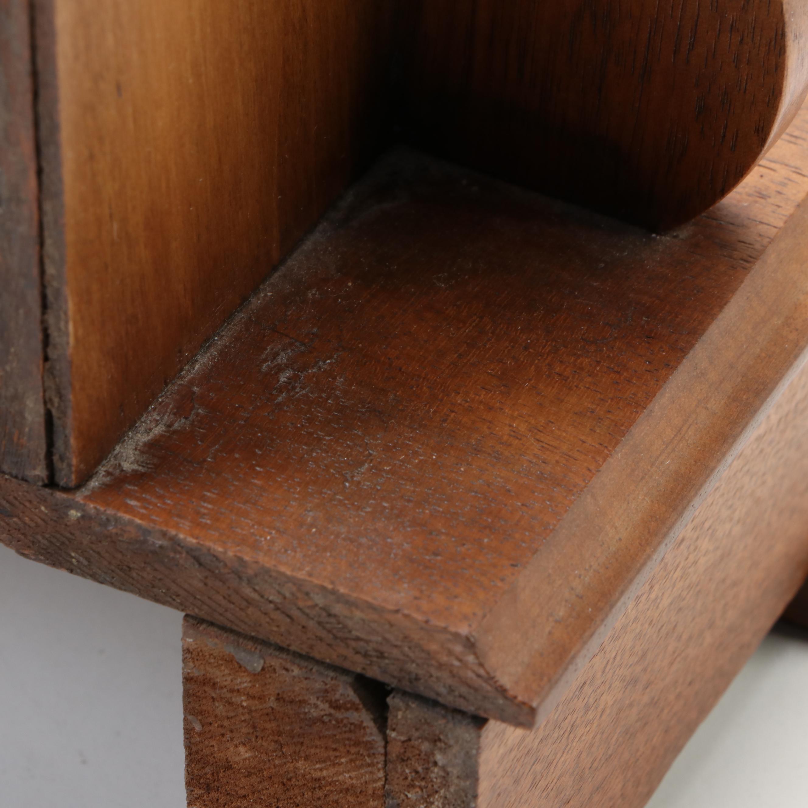 Ansonia Clock Co. Victorian Hand-Carved Oak Mantel Clock