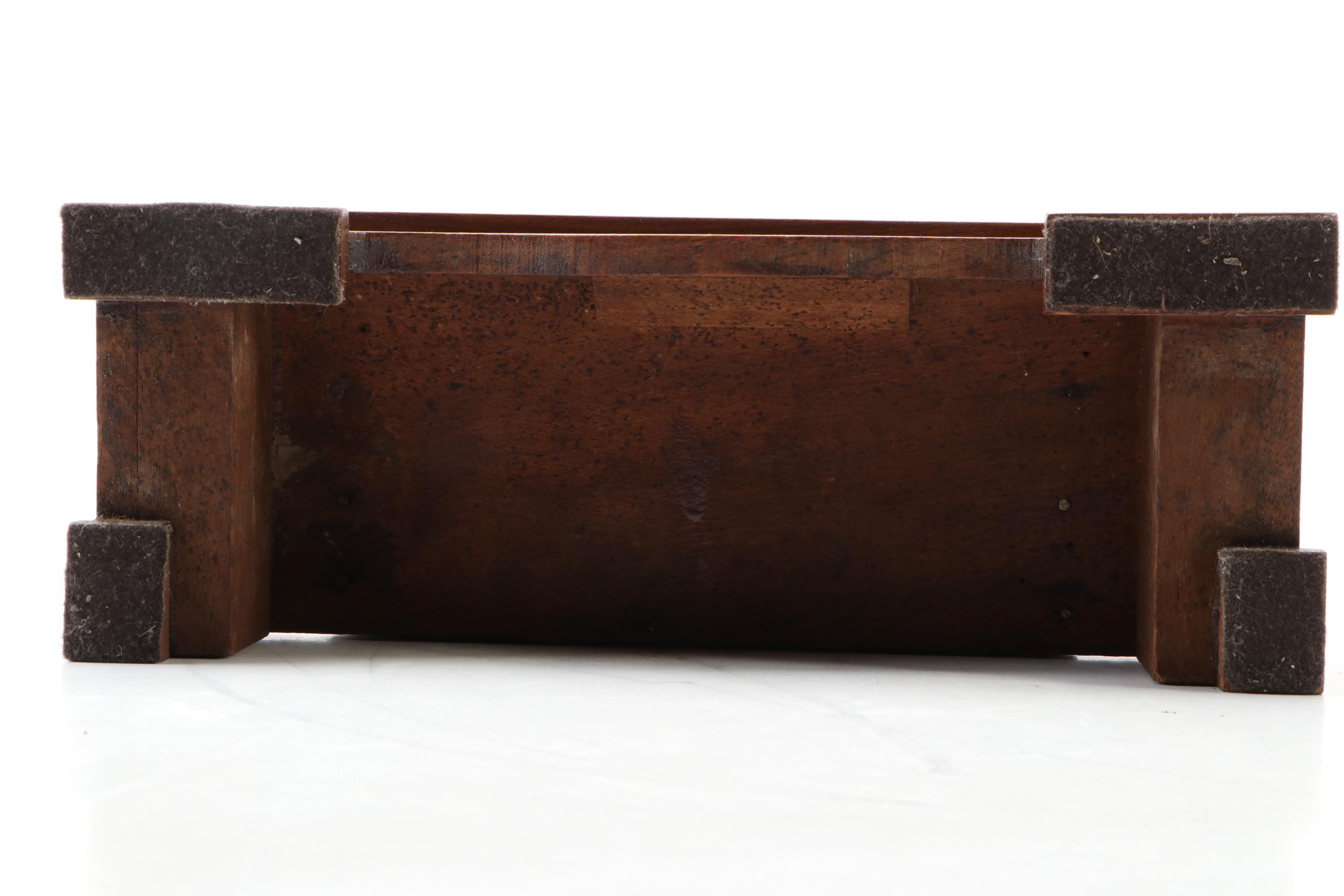 Ansonia Clock Co. Victorian Hand-Carved Oak Mantel Clock